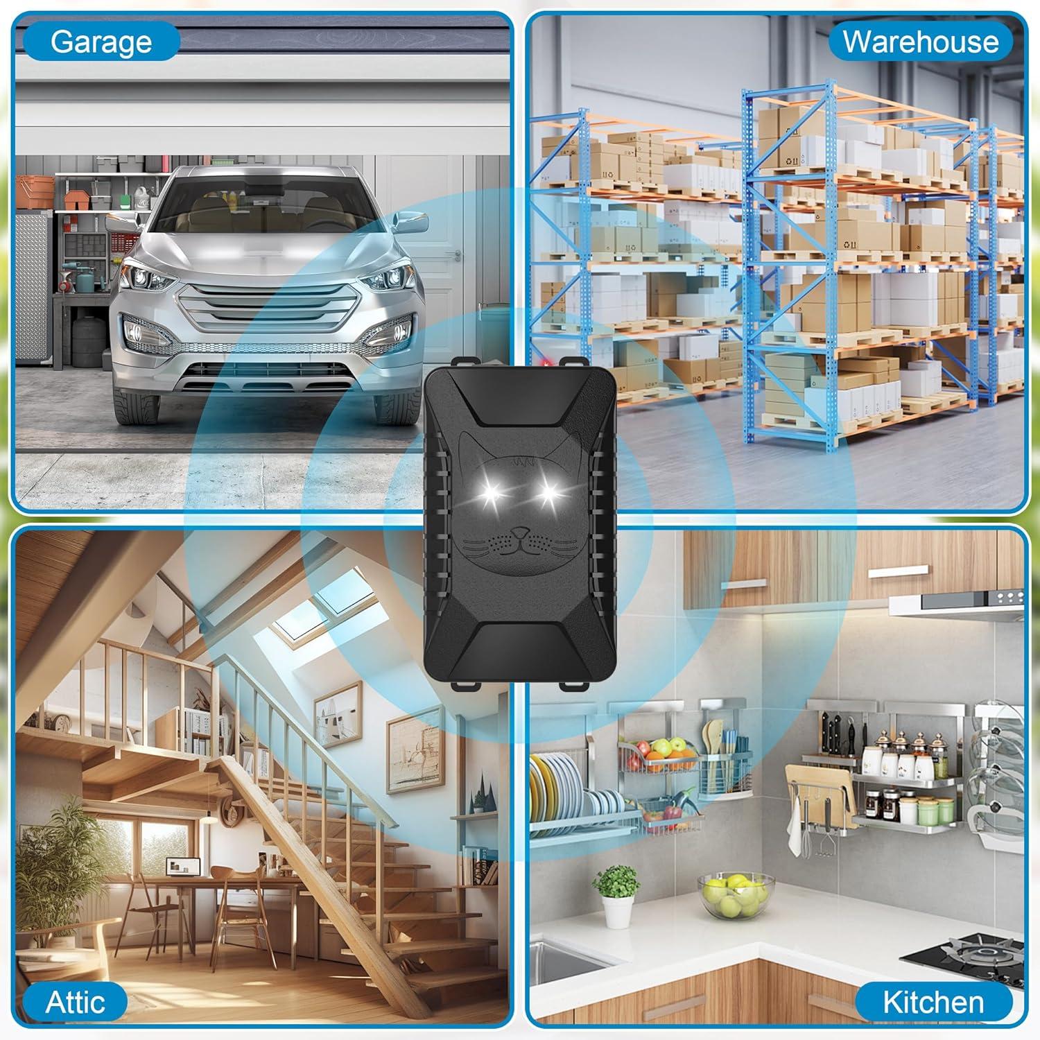 Paquete de 2 Repelentes Ultrasonido Motrapso para Roedores