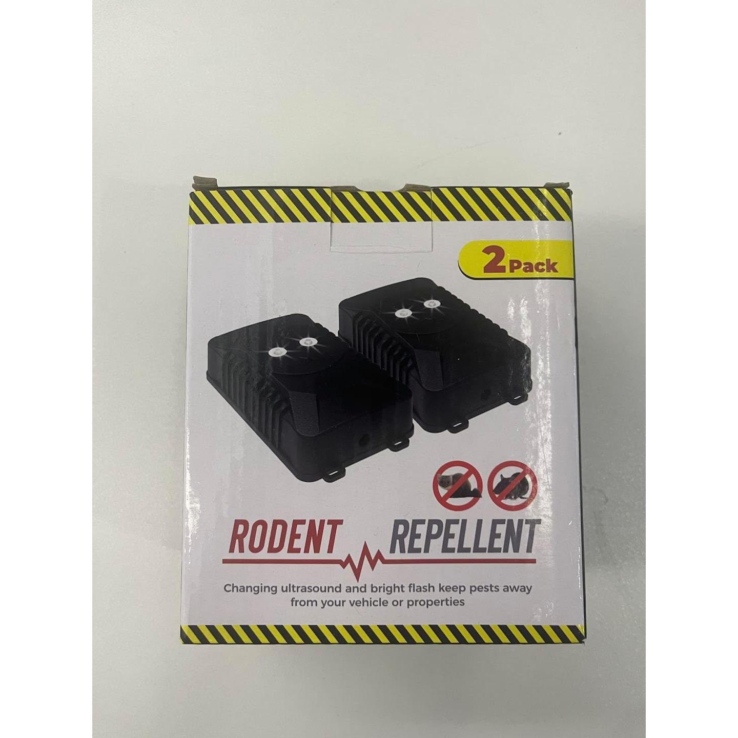 Paquete de 2 Repelentes Ultrasonido Motrapso para Roedores