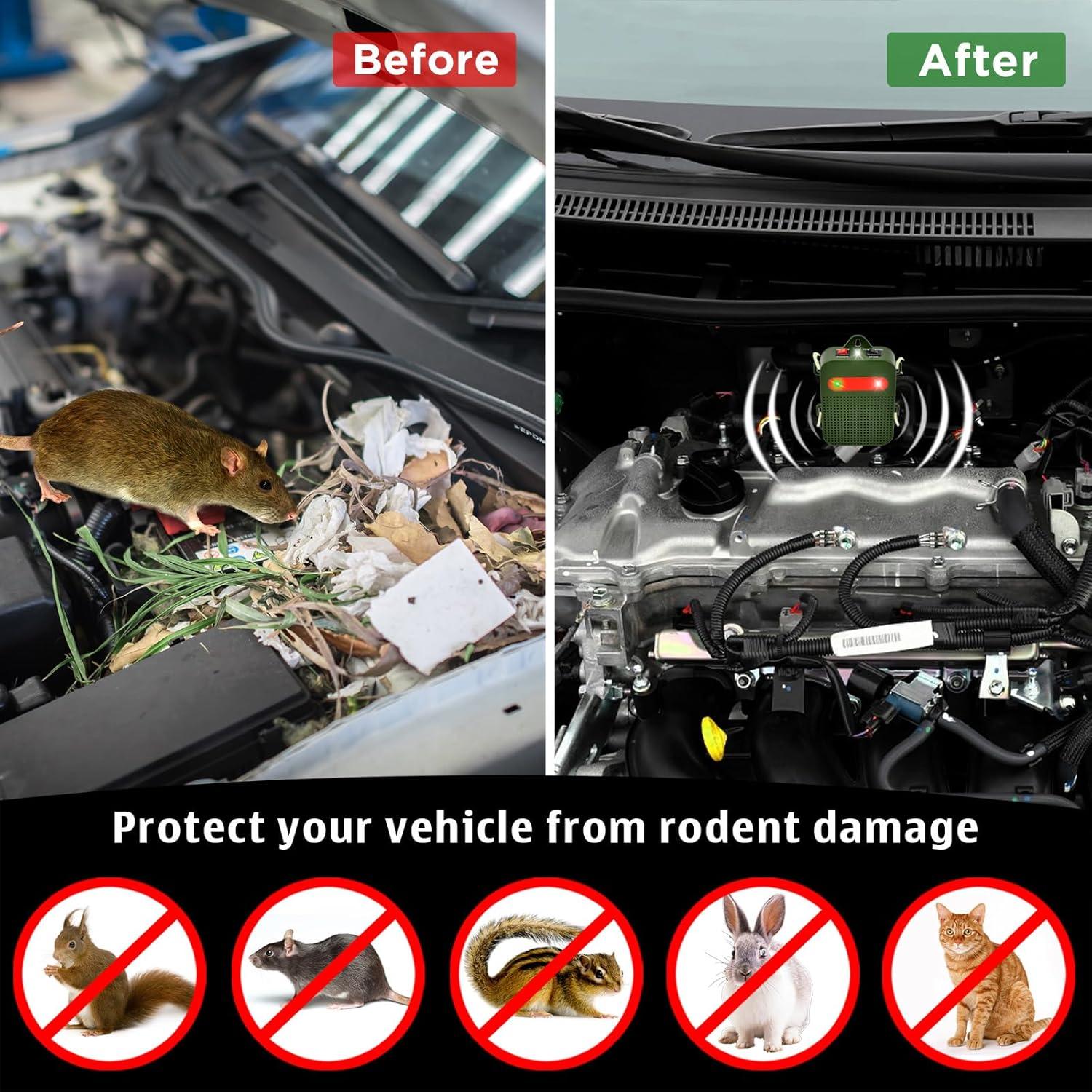 Repelente Ultrasonido de Roedores Glaobule 3 Pilas AA