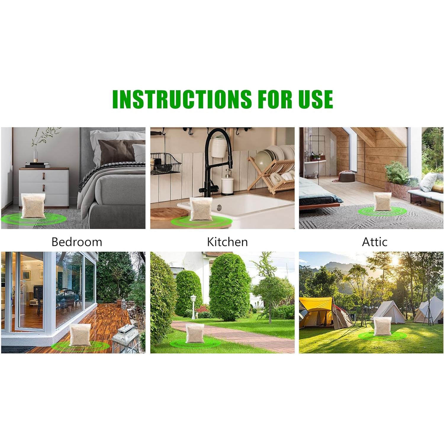 Bolas Repelentes de Plagas ZHUXIAOIJUN - 8 Unidades Efectivas