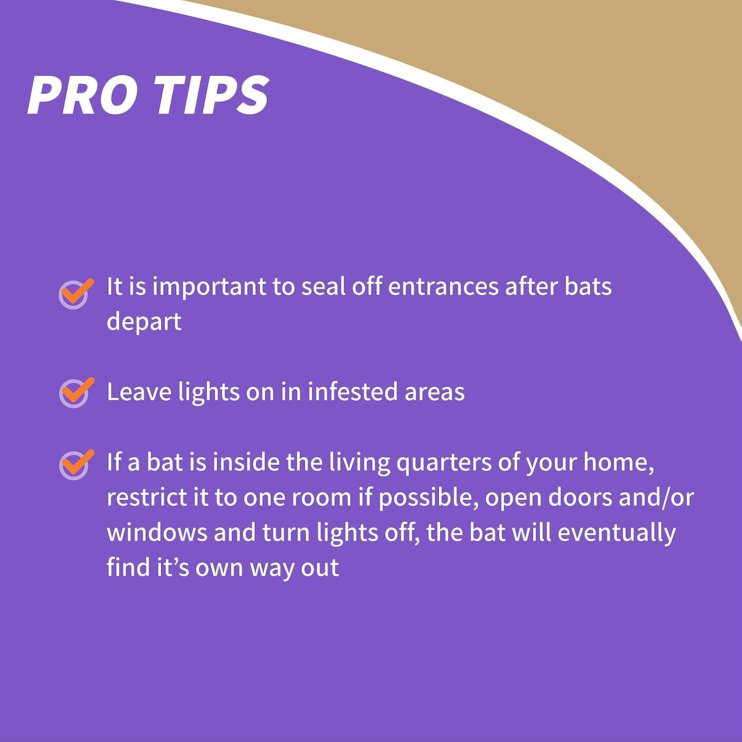 Repelente de Murciélagos Bat Magic - 4 Paquetes de Aceite de Menta