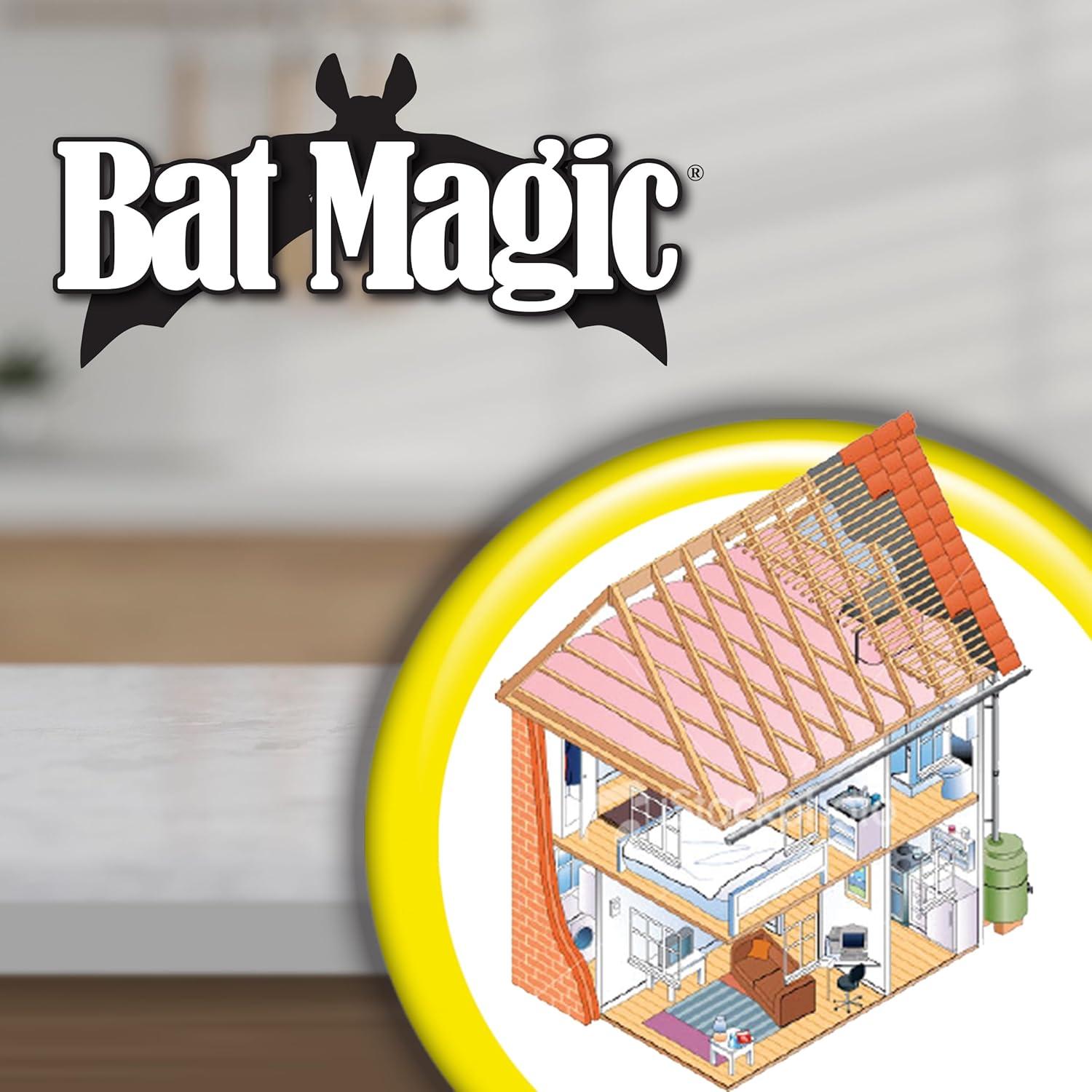 Repelente de Murciélagos Bat Magic - 4 Paquetes de Aceite de Menta