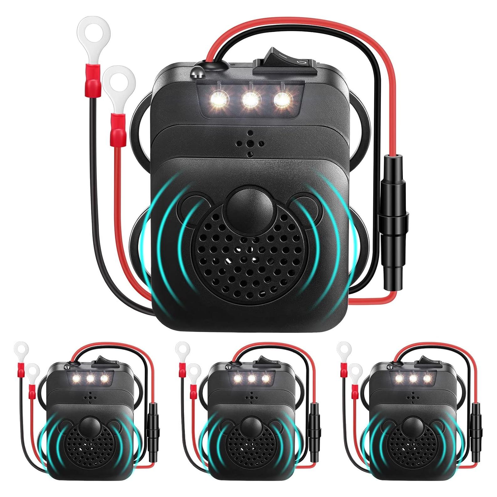 Repelente Ultrasónico de Animales Kittmip - Paquete de 4 Unidades