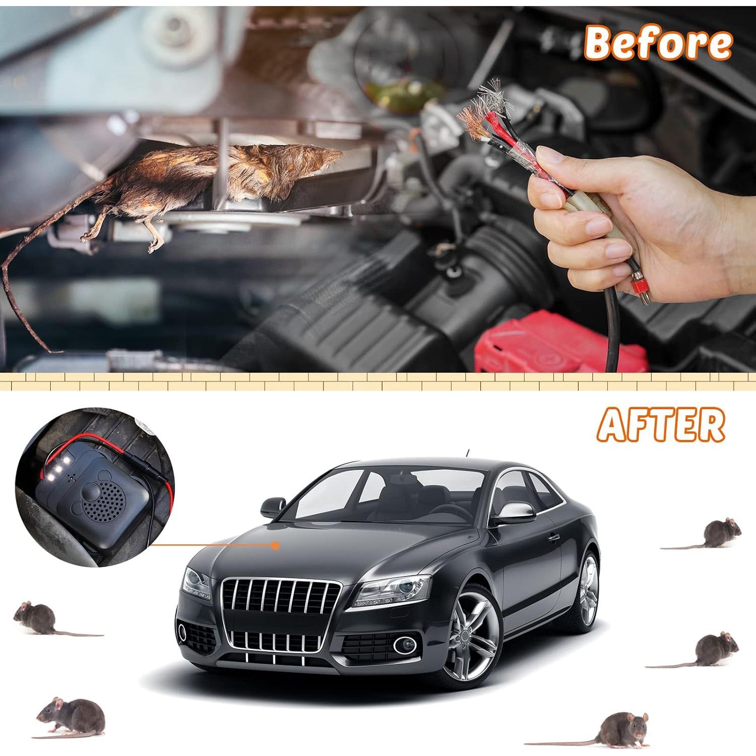 Repelente Ultrasónico de Animales Kittmip - Paquete de 4 Unidades