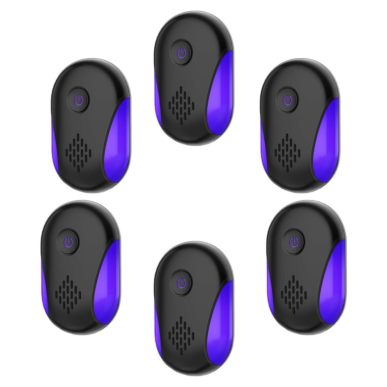 Repelente Ultrasónico Mejorado 6 Paquetes Control Plagas