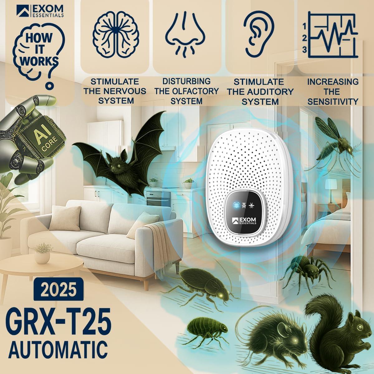 Repelente Ultrasónico de Plagas Genius Skills - 2 Piezas