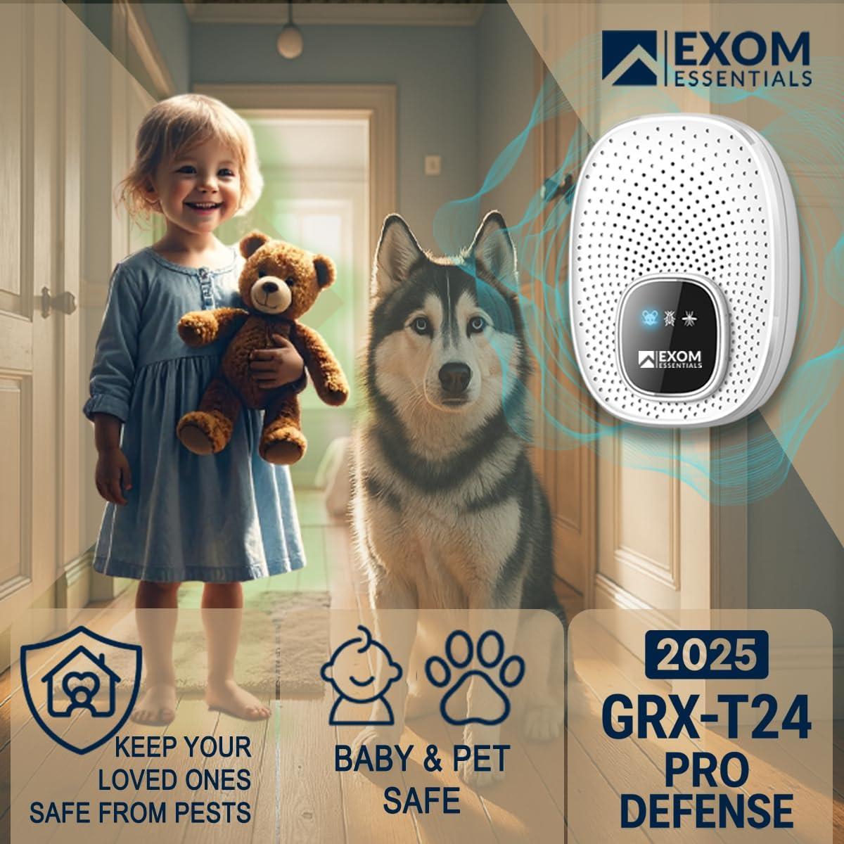 Repelente Ultrasónico de Plagas Genius Skills - 2 Piezas