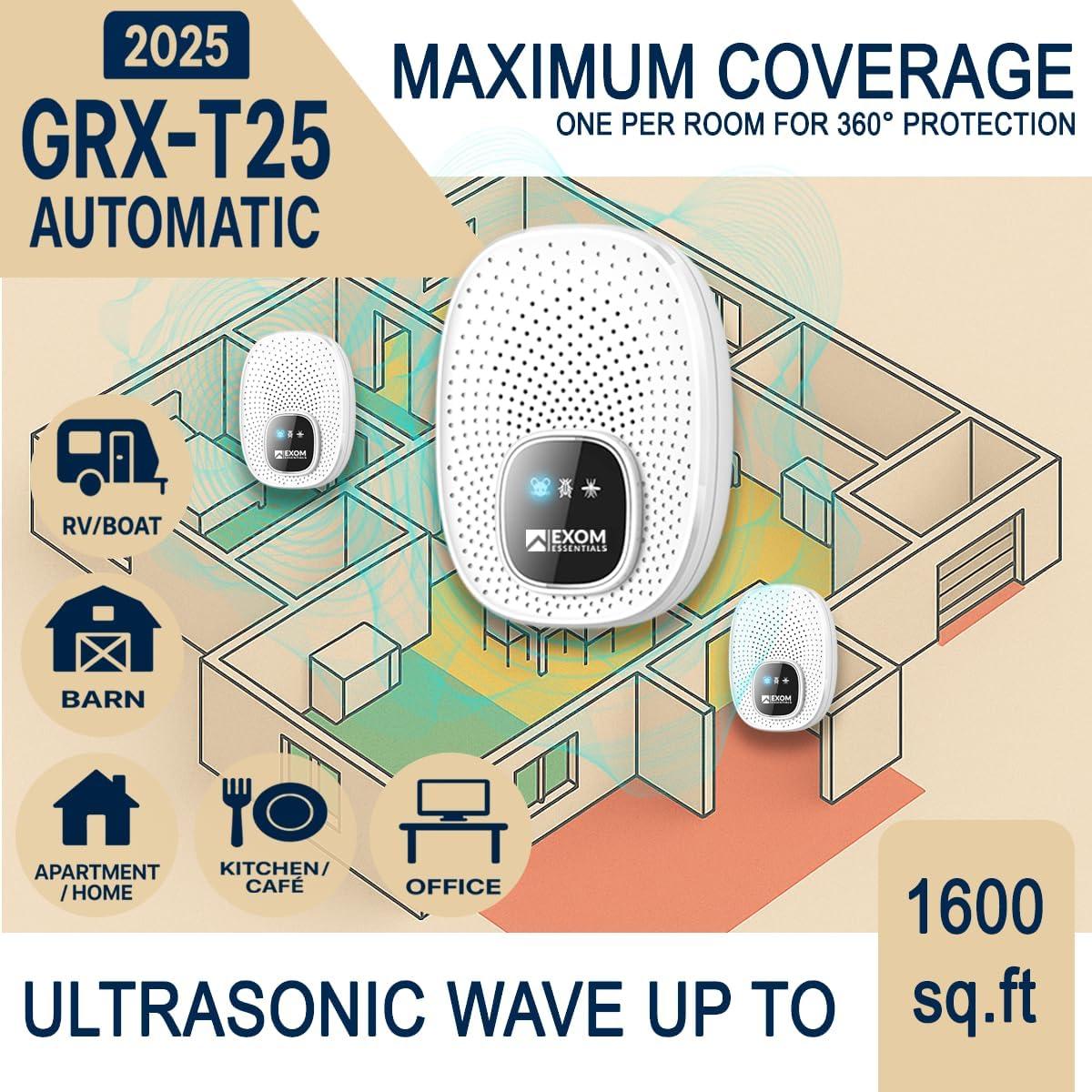 Repelente Ultrasónico de Plagas Genius Skills - 2 Piezas