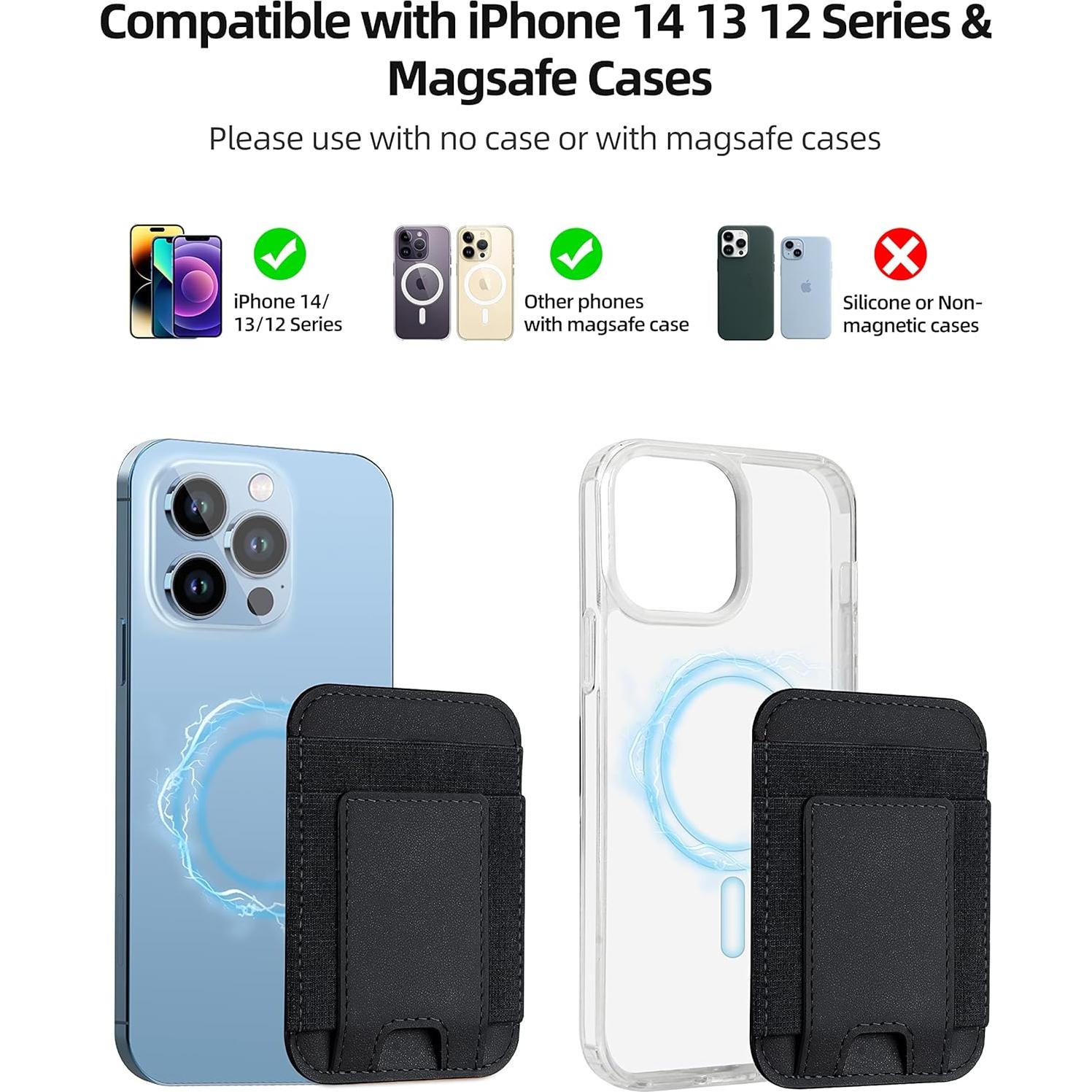 Cartera Magnética MagSafe ExtreLife para iPhone 12-17, 7 Tarjetas, RFID