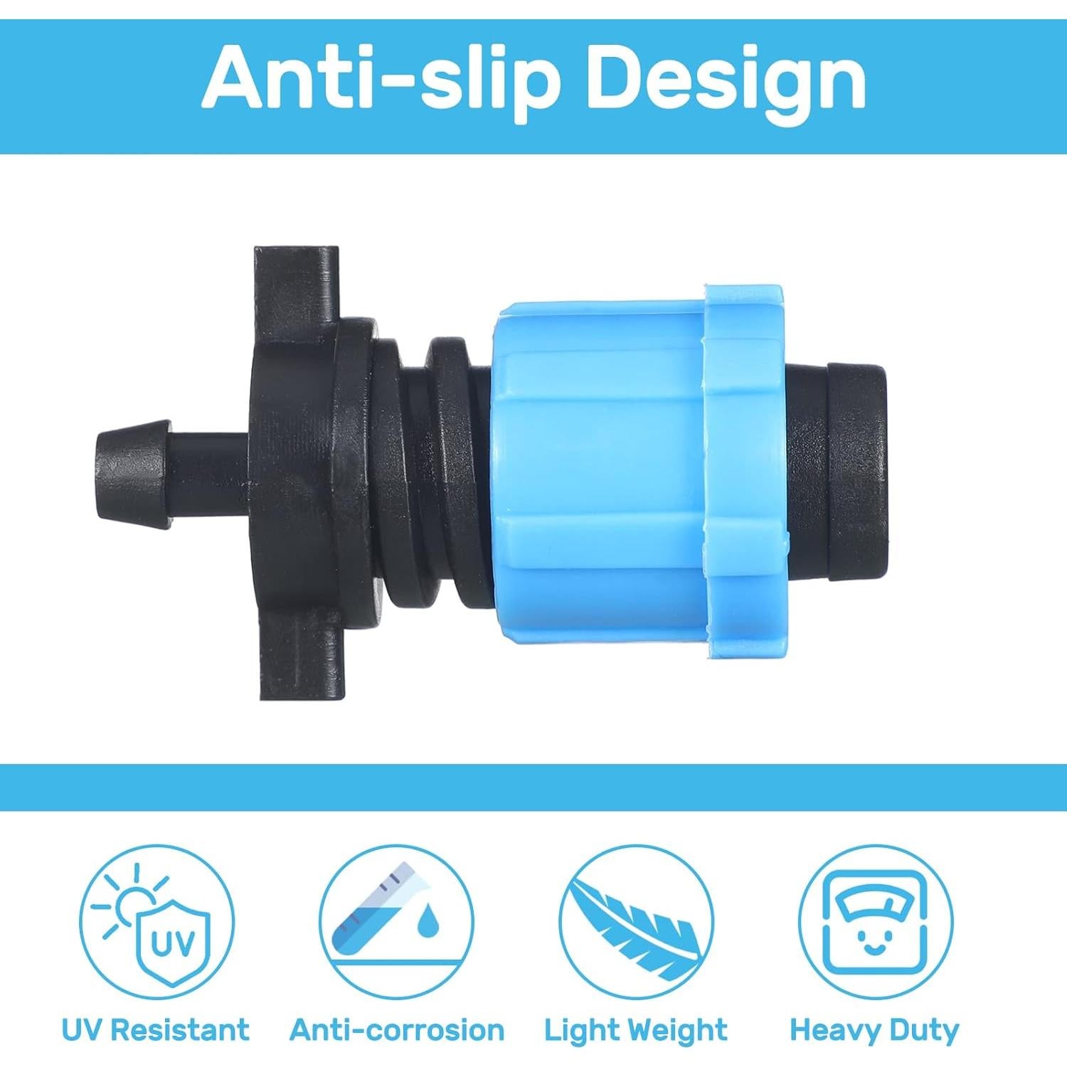 Kit de Riego por Goteo Frienda 50 Piezas 1/4" para 5/8" Cinta