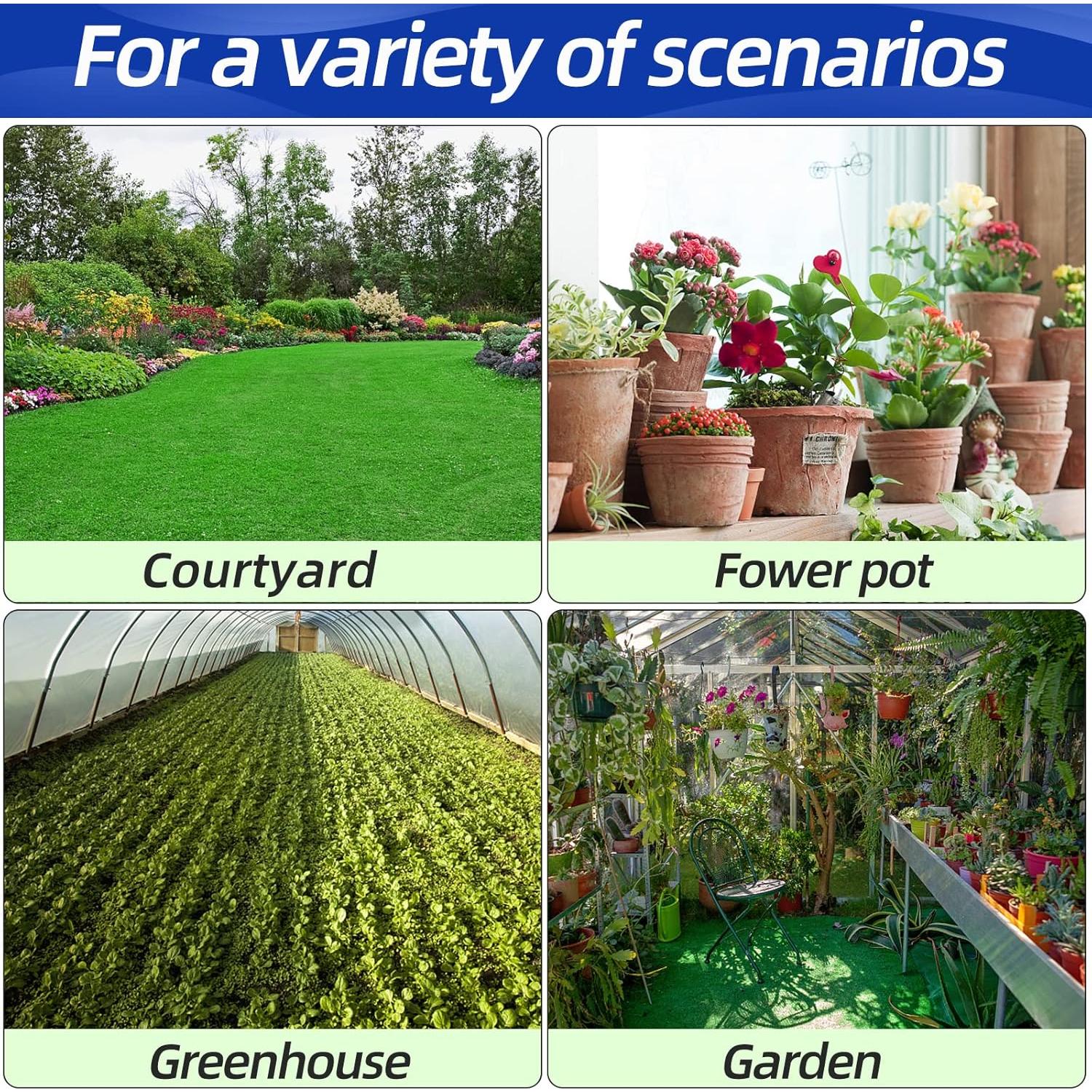 Kit de Conectores de Riego por Goteo 300PCS WISSXNA