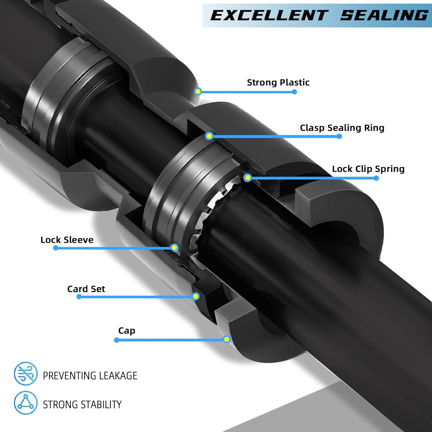 20 Emisores de Goteo Spalolen Push-Fit Ajustables 1/4"