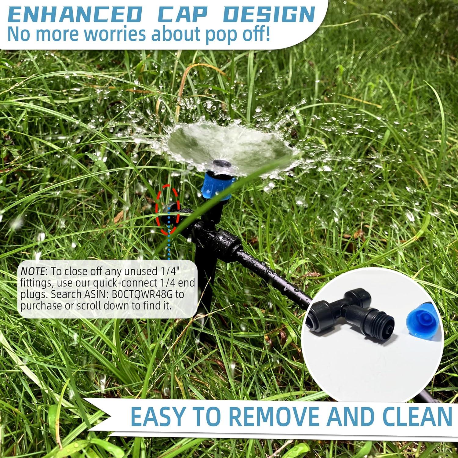 20 Emisores de Goteo Spalolen Push-Fit Ajustables 1/4"