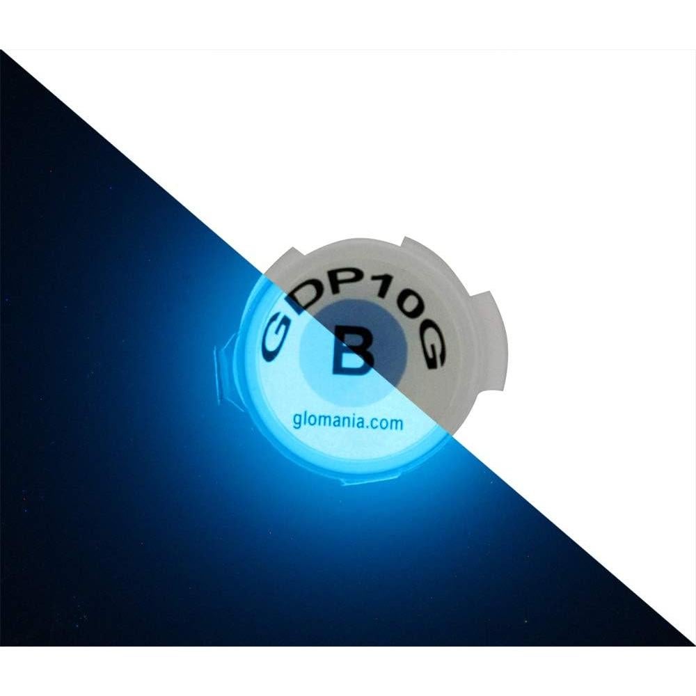 Polvo Pigmento Fosforescente Glomania 10g 7 Colores Invisible