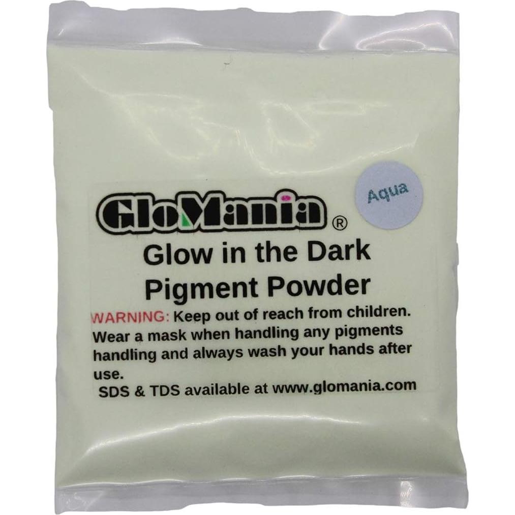 Pigmento Brillo en la Oscuridad Glomania 56.7g Blanco AQUA