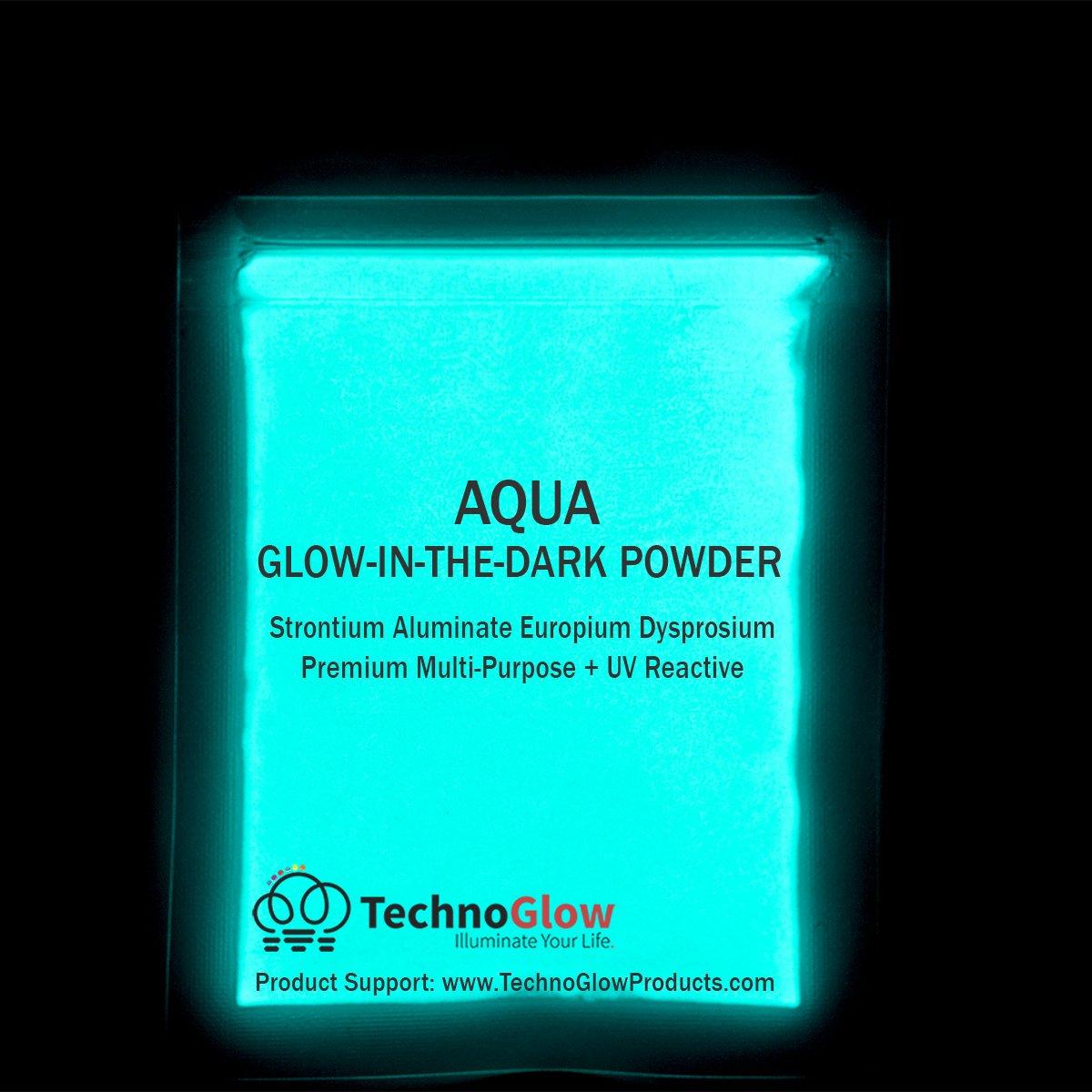 Polvo Brillante en la Oscuridad Techno Glow PRO-Series Aqua 28g