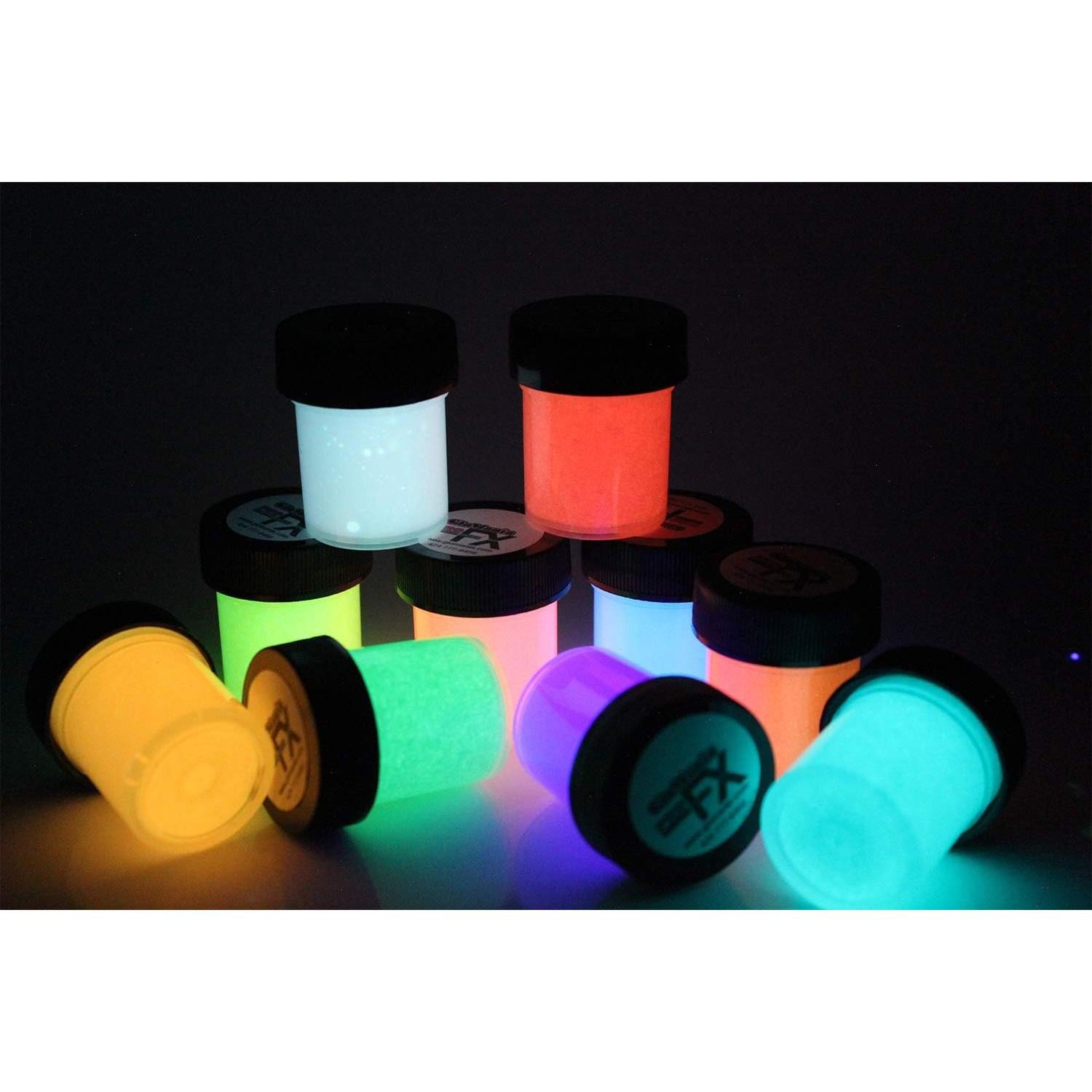 Pintura Brillante en la Oscuridad Glomania Set 10 Colores 29.57ml