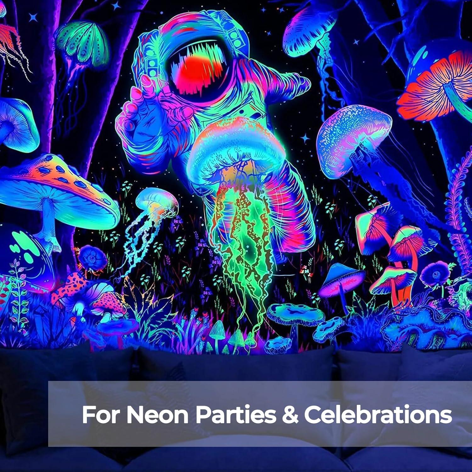 Juego de Pintura Acrílica Fluorescente Nicpro 6 Colores 120 ml