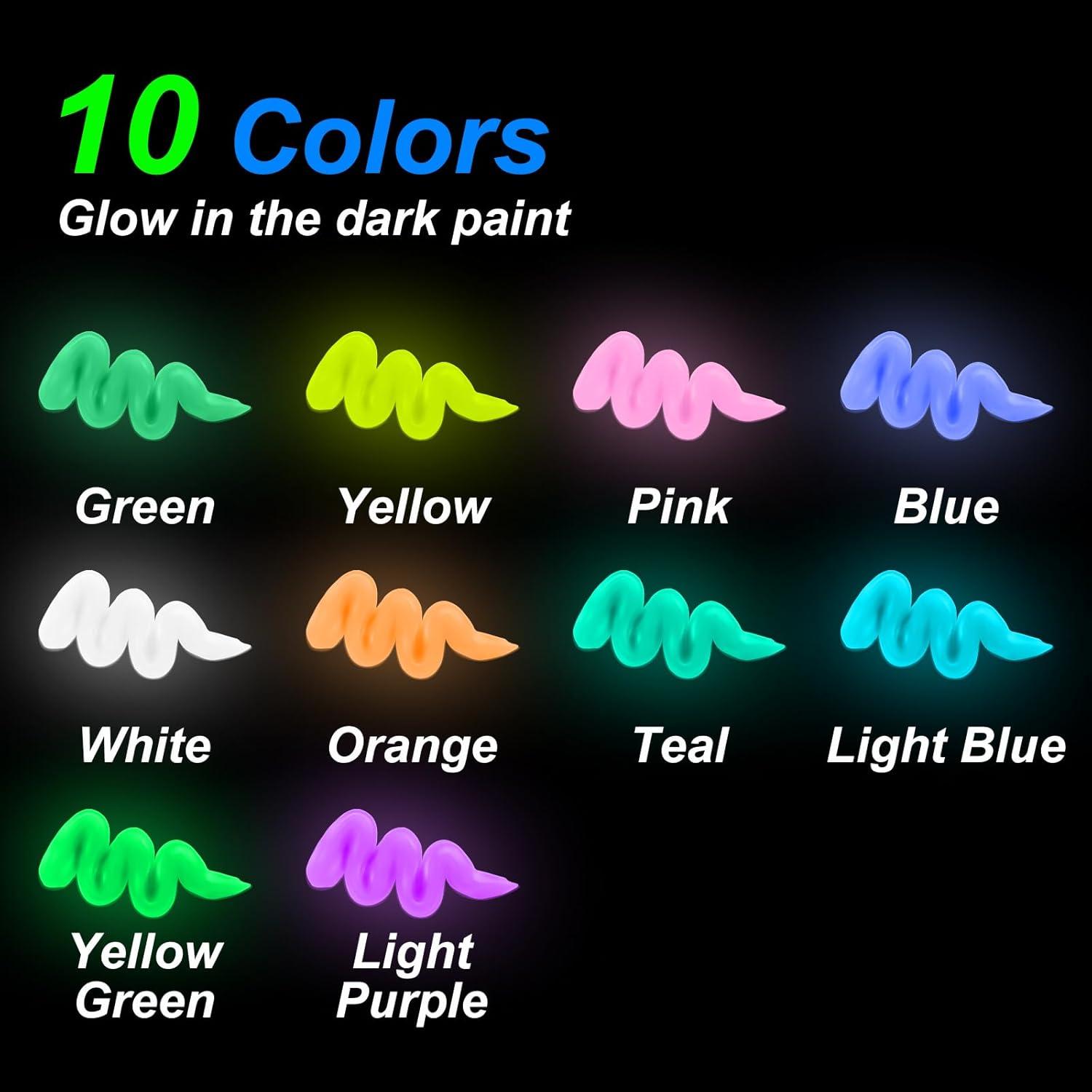 Pintura Acrílica Luminosa para Tela Homy Arty 10 Colores 30ml