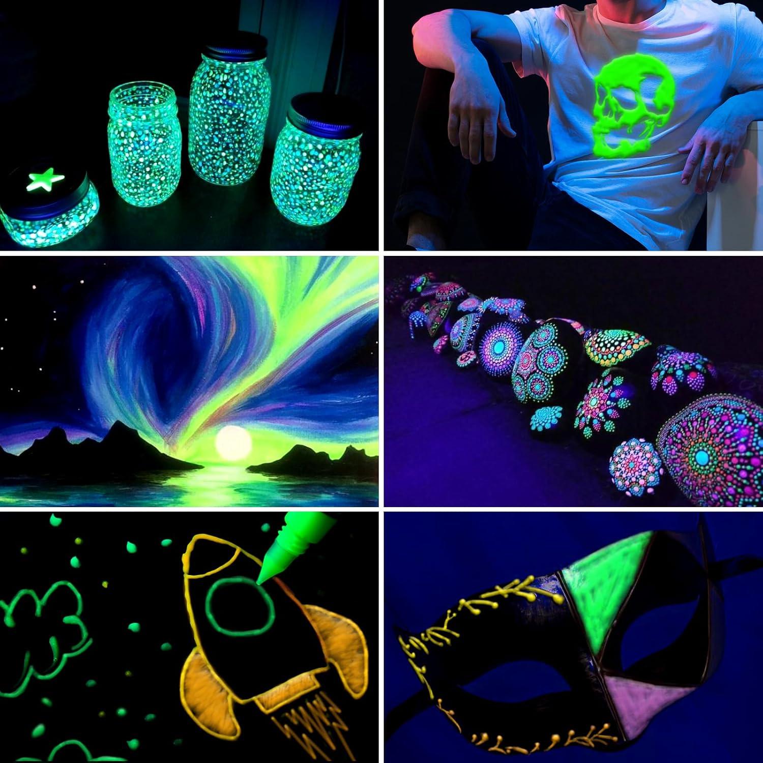 Pintura Acrílica Luminosa para Tela Homy Arty 10 Colores 30ml