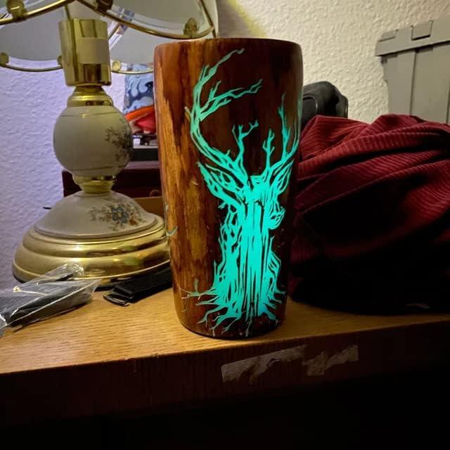 Pintura Acrílica Brillante Glomania 2oz Lila/Púrpura Brilla en la Oscuridad