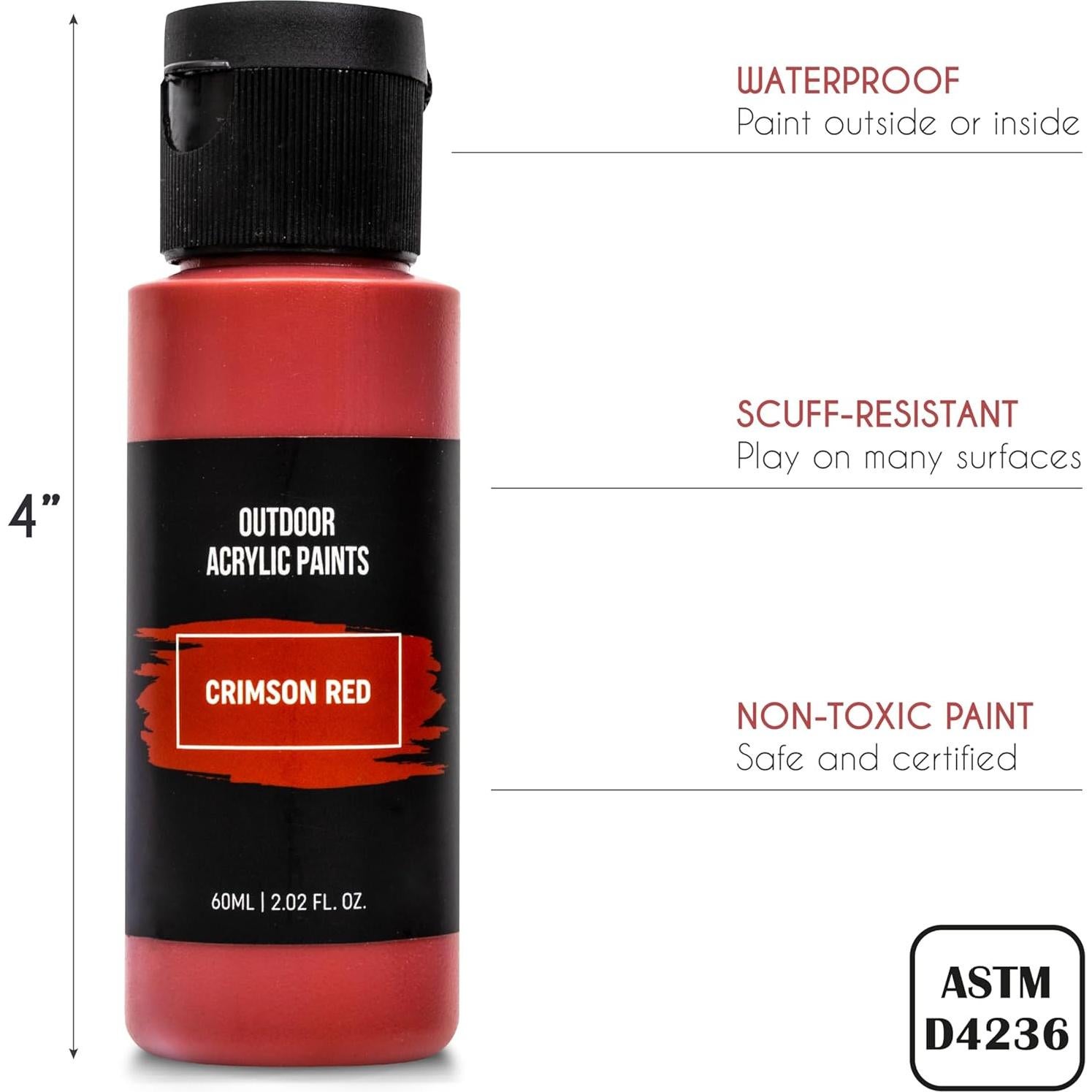 Juego de Pintura Acrílica para Exteriores Zenacolor - 20 Tubos 59 ml