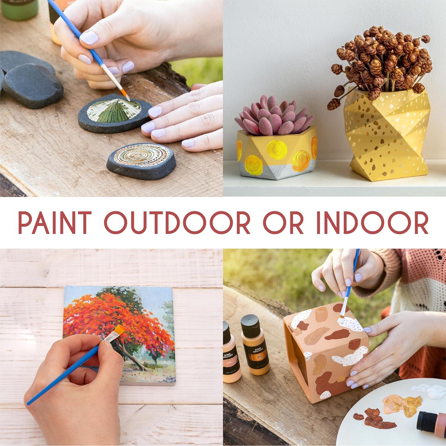 Juego de Pintura Acrílica para Exteriores Zenacolor - 20 Tubos 59 ml