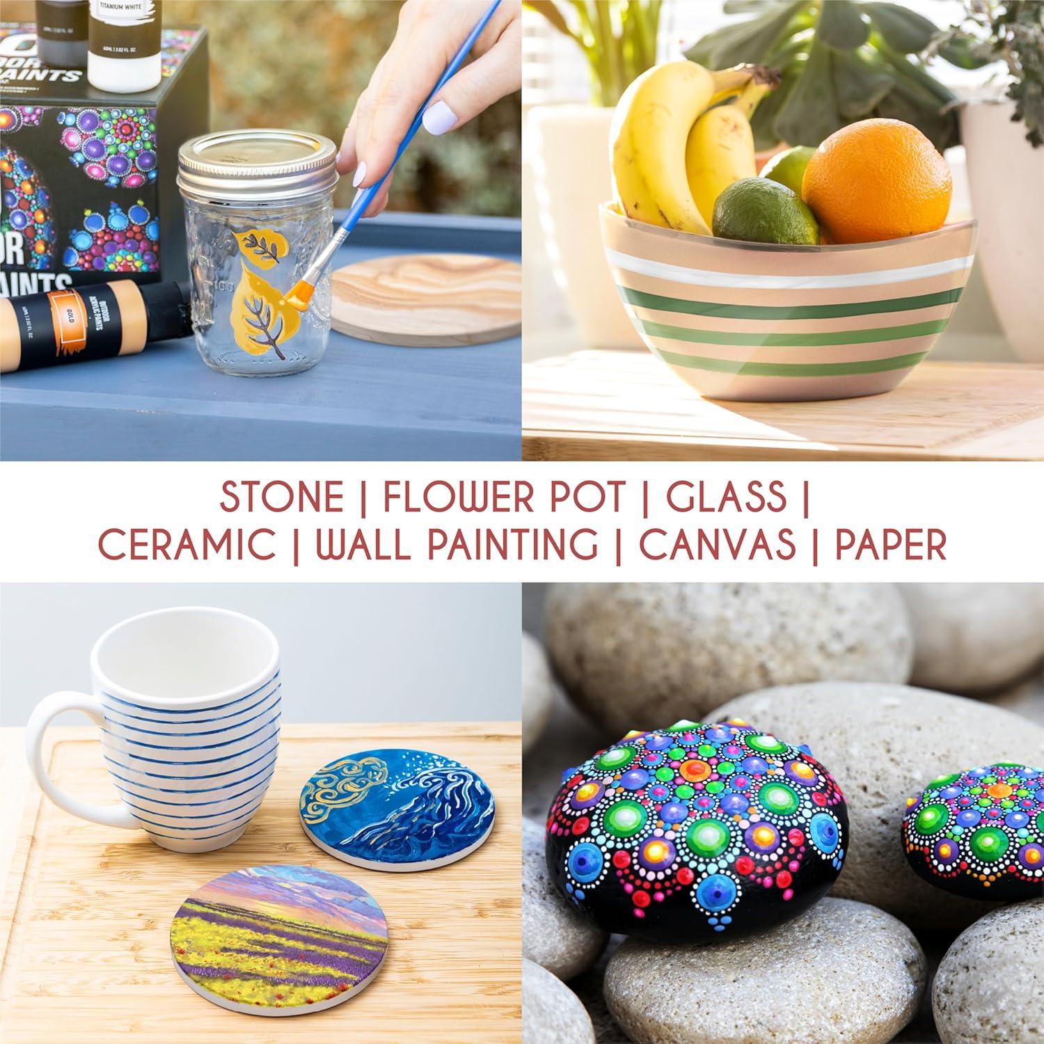 Juego de Pintura Acrílica para Exteriores Zenacolor - 20 Tubos 59 ml