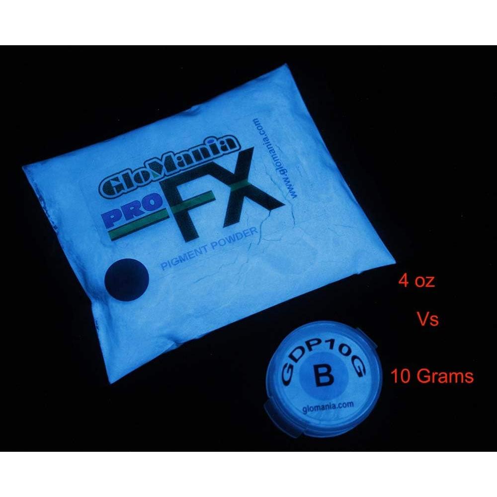 Pigmento Brillante en la Oscuridad Glomania 113g Azul