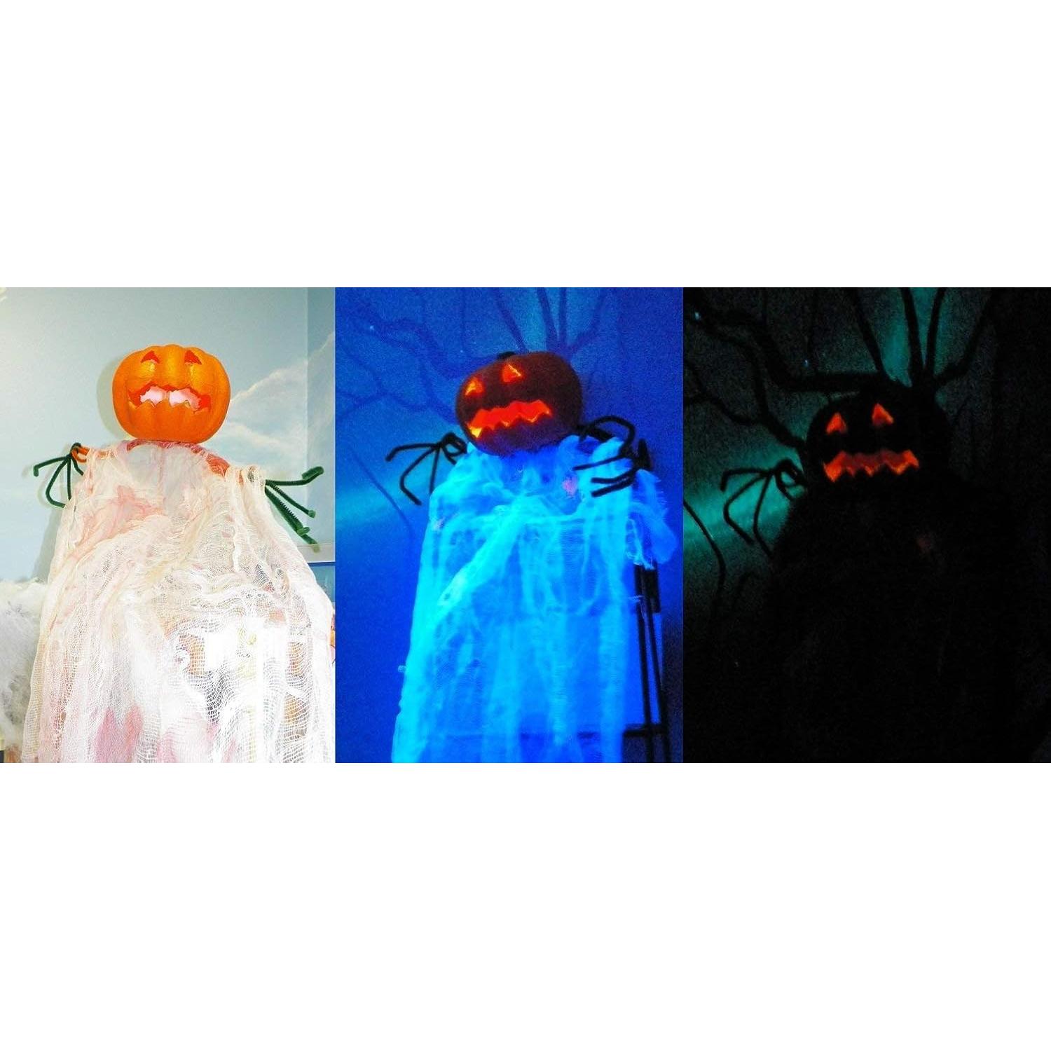 Pintura Acrílica Naranja Brillante Glomania 28g UV y Brilla en la Oscuridad