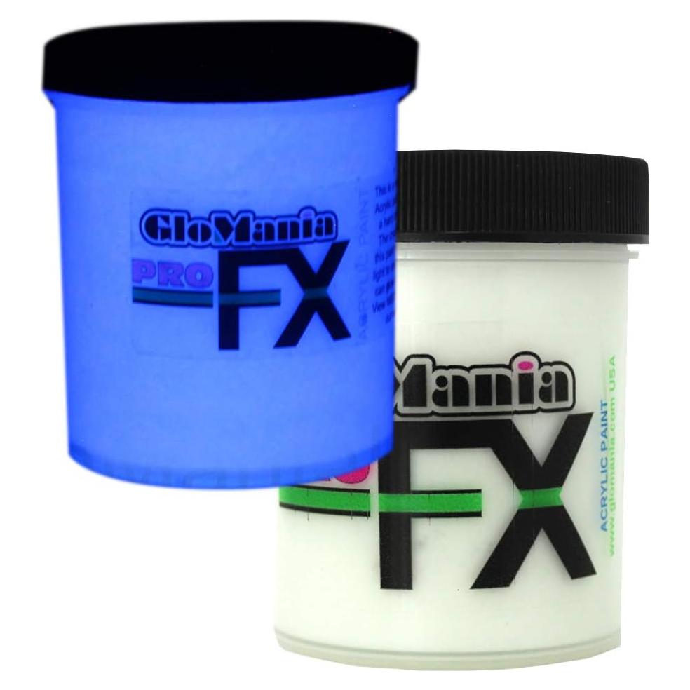 Pintura Acrílica Brillante Glomania Lila 113g Brilla en la Oscuridad