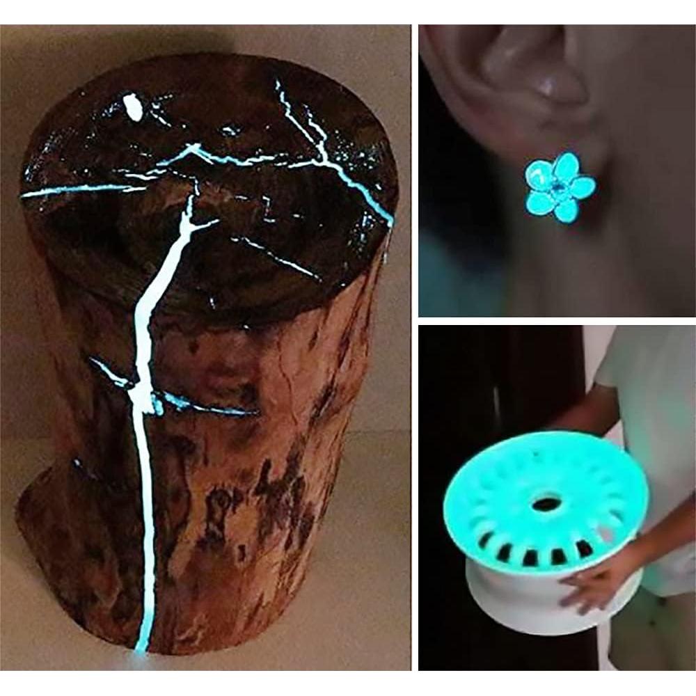 Polvo de Pigmento Fino VViViD Prisma65 Aqua 30g Brilla en la Oscuridad