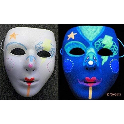 Pintura Acrílica Brillo Azul UV Glomania 2oz Neón Fluorescente