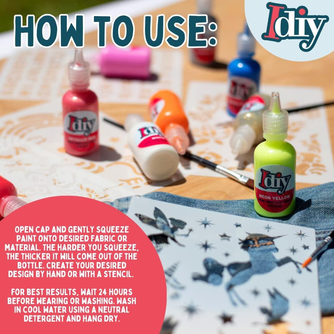 Juego de Pintura para Tela SCS Direct 60 Colores 30ml No Tóxica