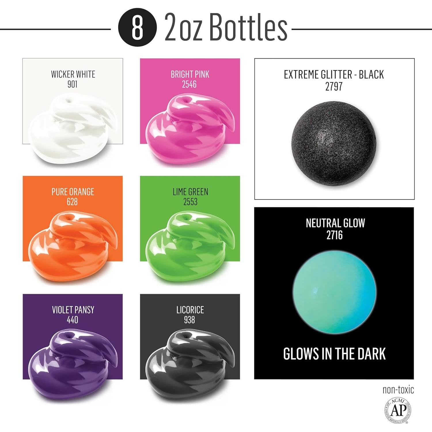 Kit de Pintura Acrílica de Halloween FolkArt - 15 Piezas