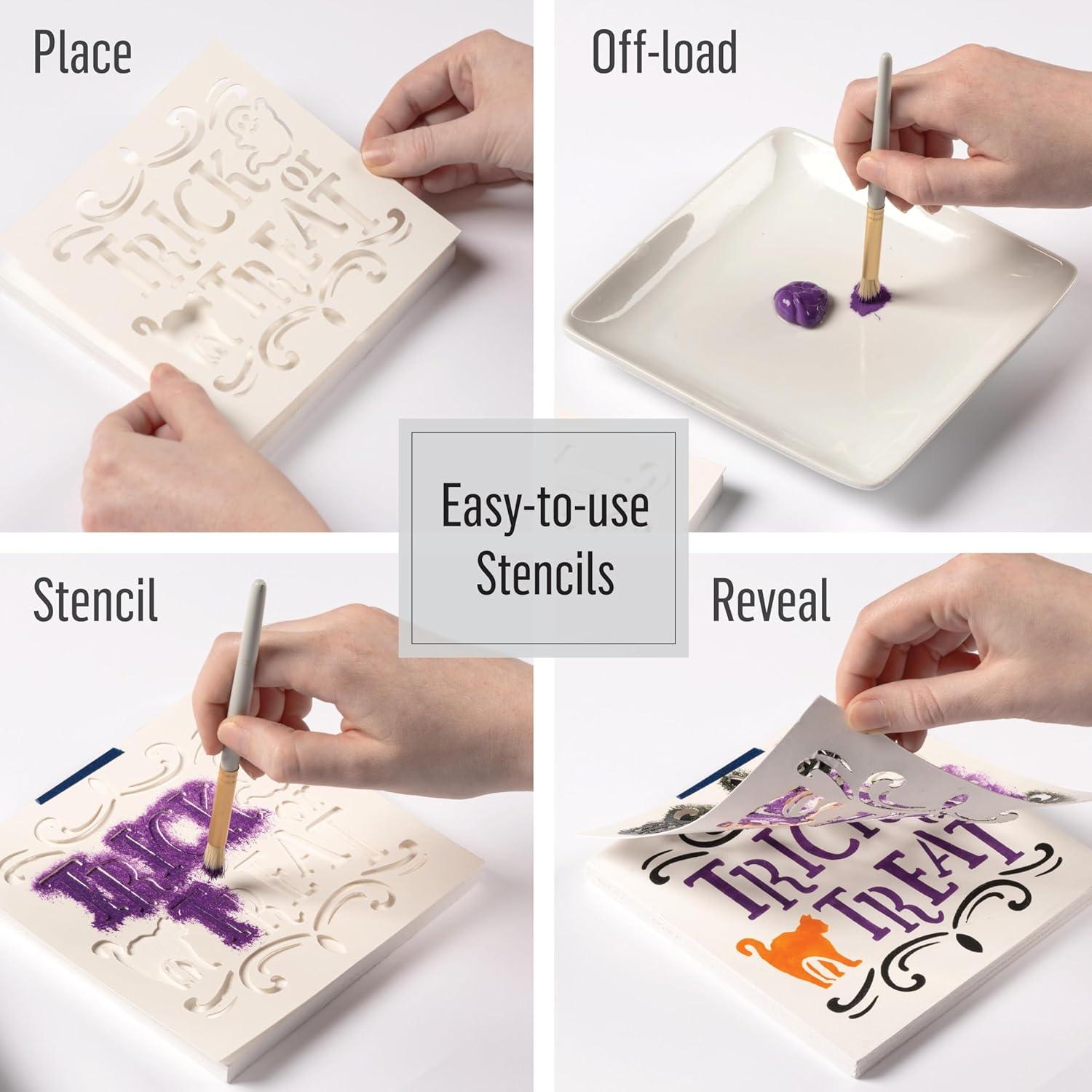 Kit de Pintura Acrílica de Halloween FolkArt - 15 Piezas