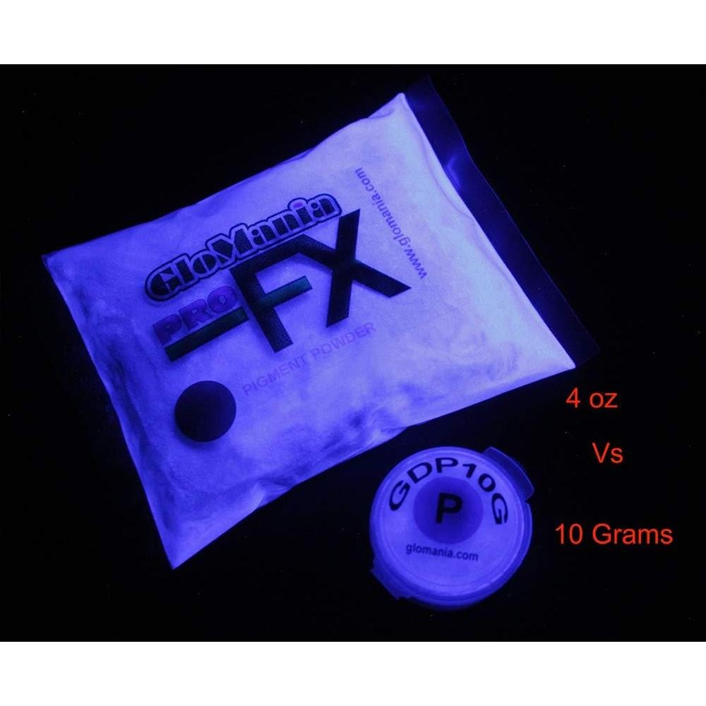 Pigmento Lila Brillante en la Oscuridad 10g Glomania