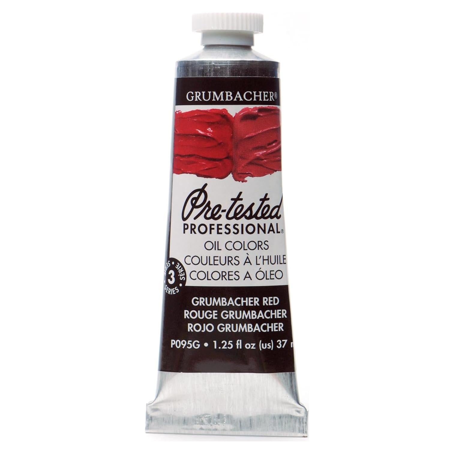 Pintura al Óleo Grumbacher 37ml Rojo Nafthol Profesional