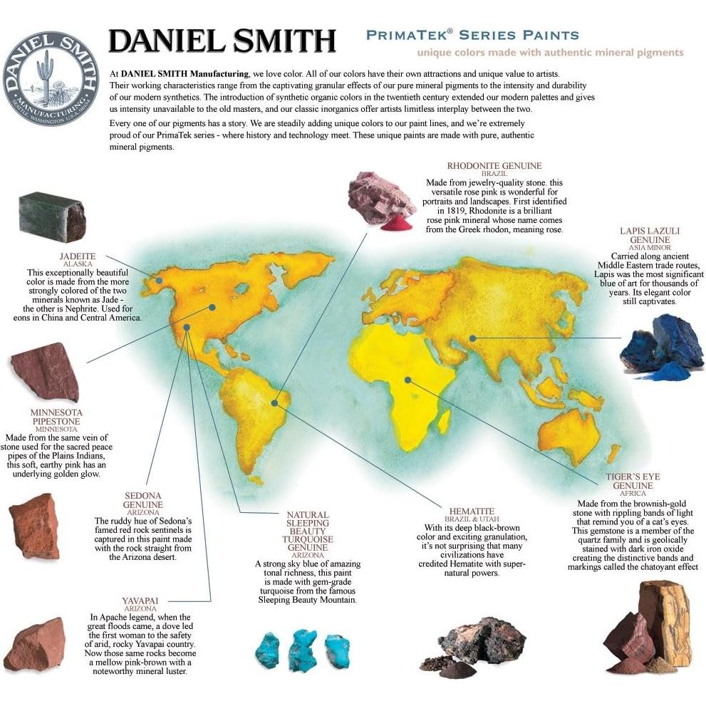 Daniel Smith Extra Fine Watercolor Stick 12ml Paint Tube, Piemontite Genuine (Model: 284670036)