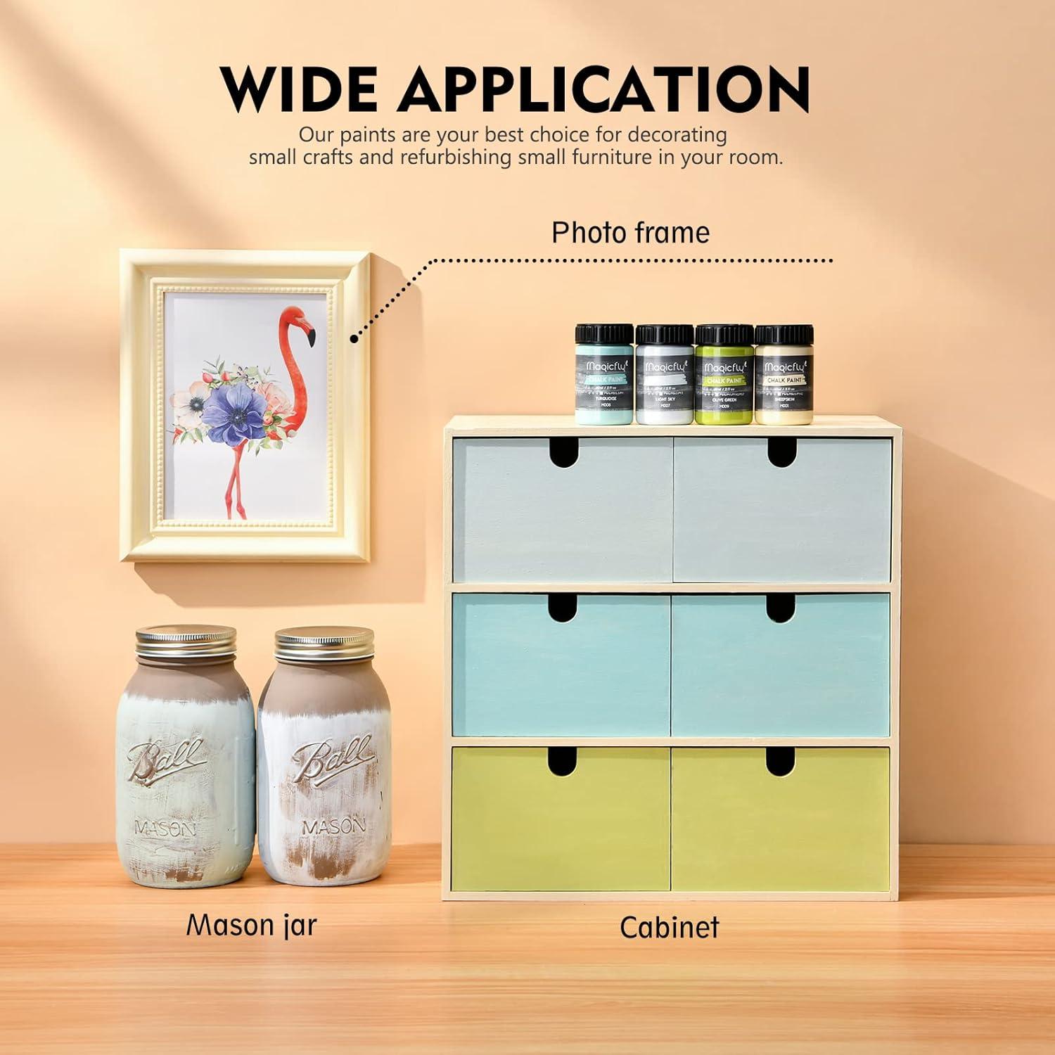 Juego de Pintura con Tiza Magicfly 15 Piezas 9 Colores 60 ml