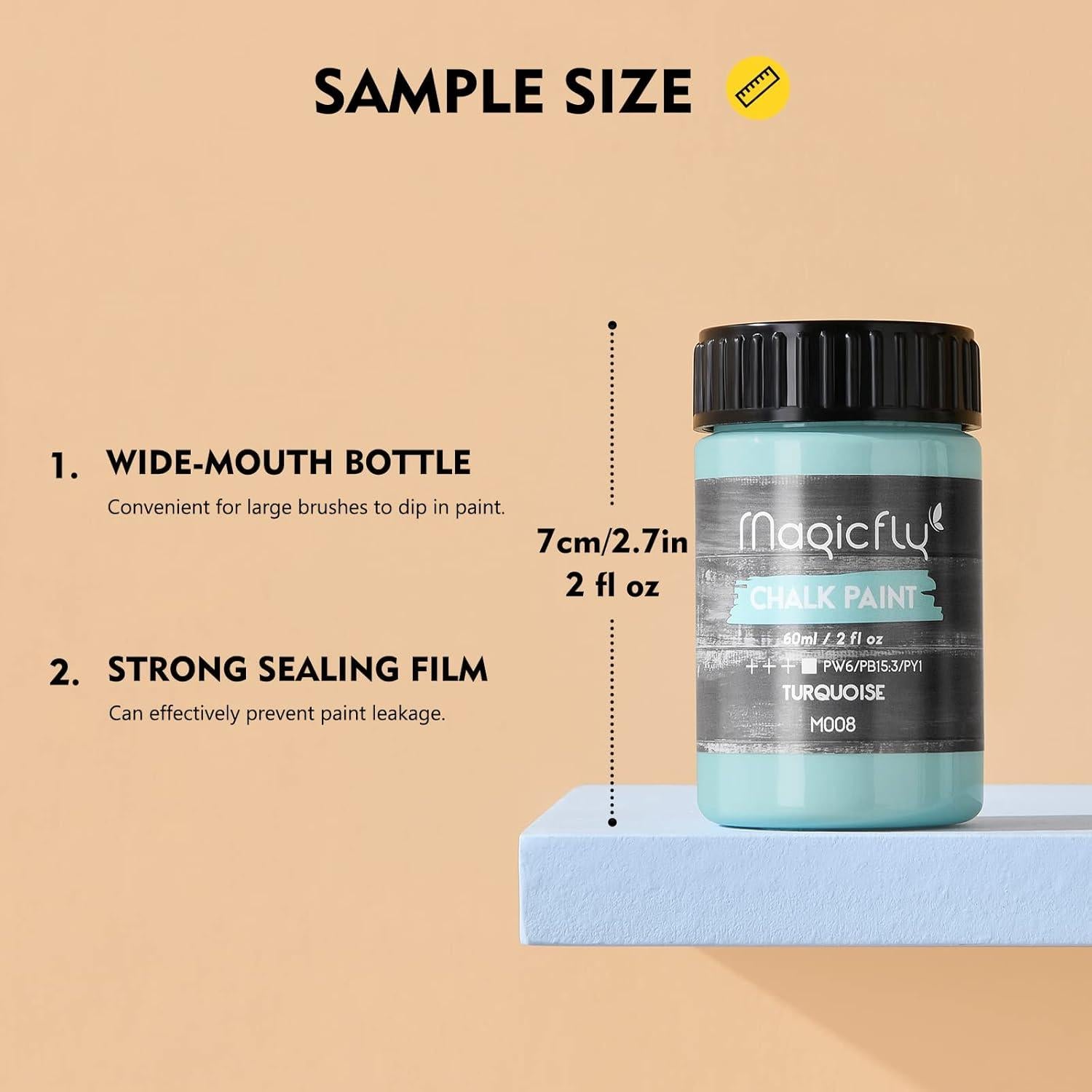 Juego de Pintura con Tiza Magicfly 15 Piezas 9 Colores 60 ml