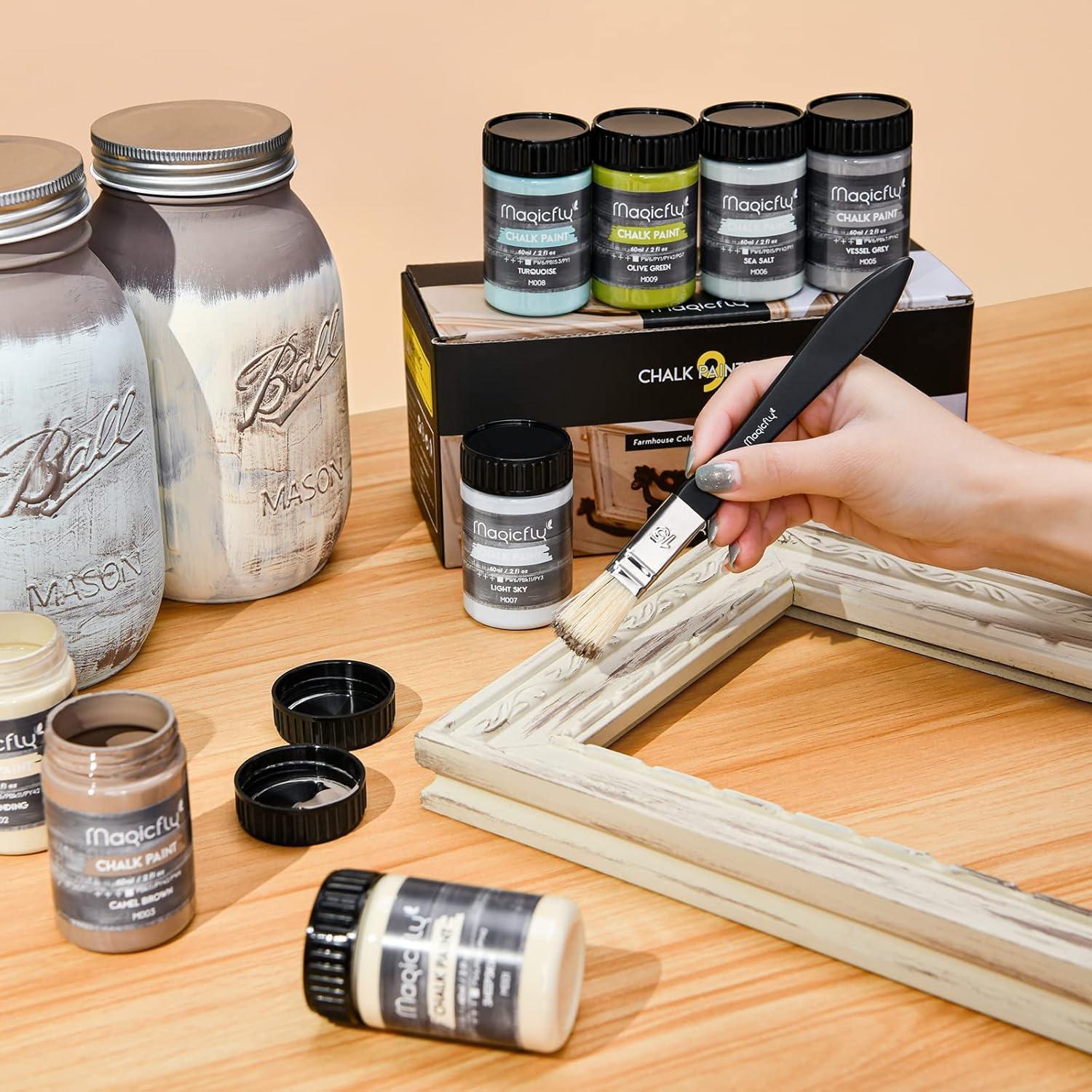 Juego de Pintura con Tiza Magicfly 15 Piezas 9 Colores 60 ml