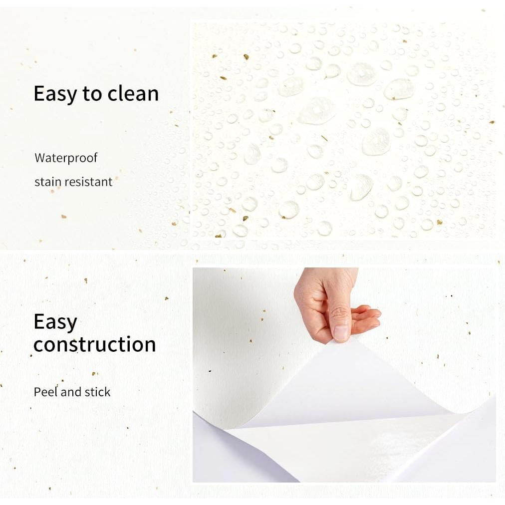 Papel Tapiz Texturizado Autoadhesivo MAIMAIS 42x600 cm Blanco Mate