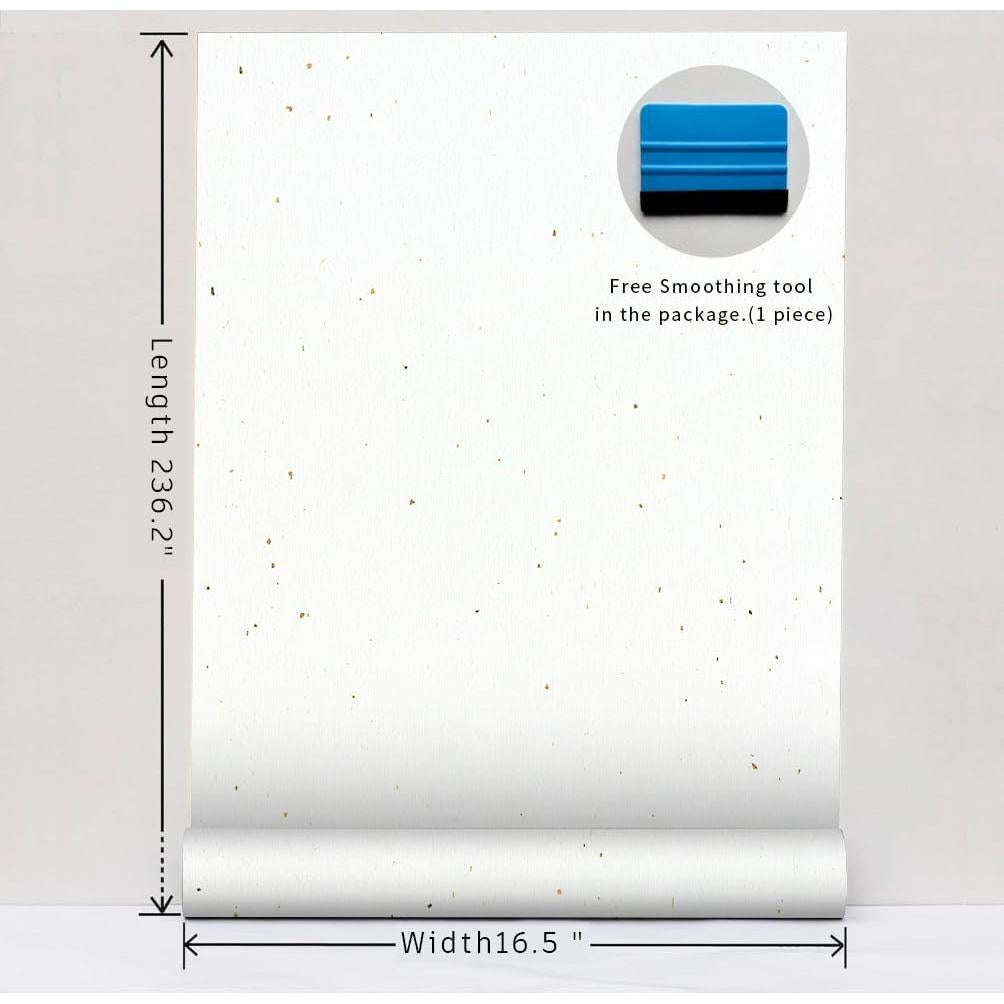 Papel Tapiz Texturizado Autoadhesivo MAIMAIS 42x600 cm Blanco Mate