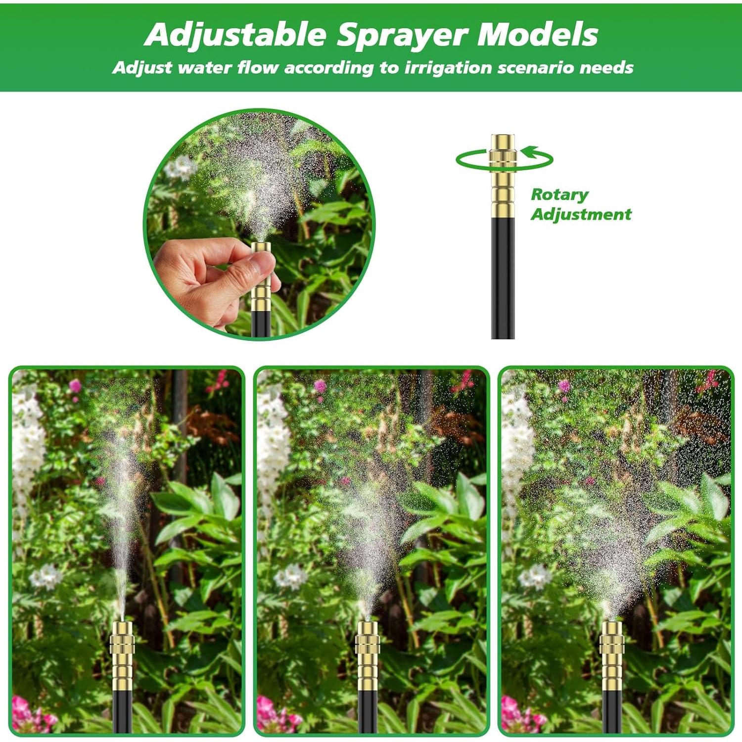 Sistema de Riego por Goteo LASTOOLS 5.03m Ajustable 360°