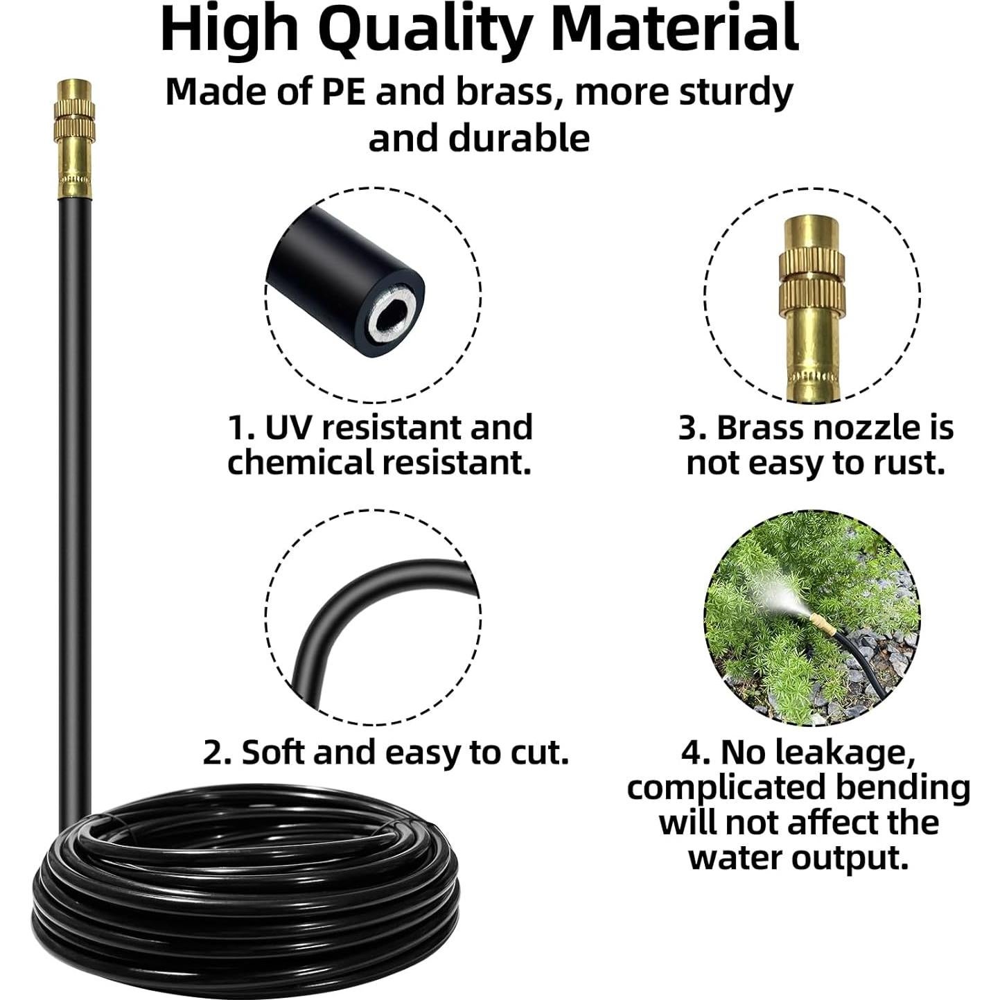 Sistema de Riego por Goteo 360° PNNEQ 12.19m con 13 Boquillas