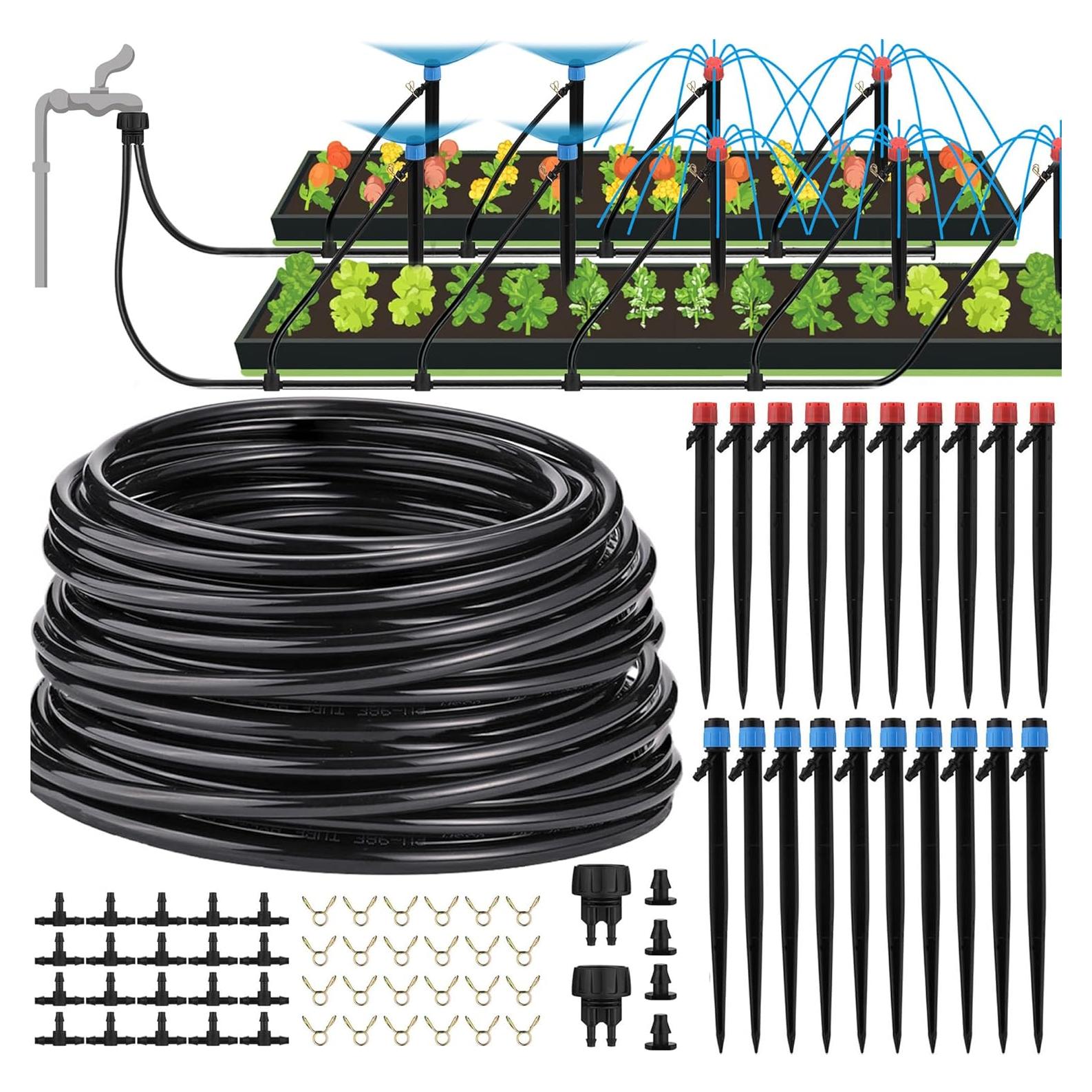 Kit de Riego por Goteo Automático Mornajina 33.5m 6mm