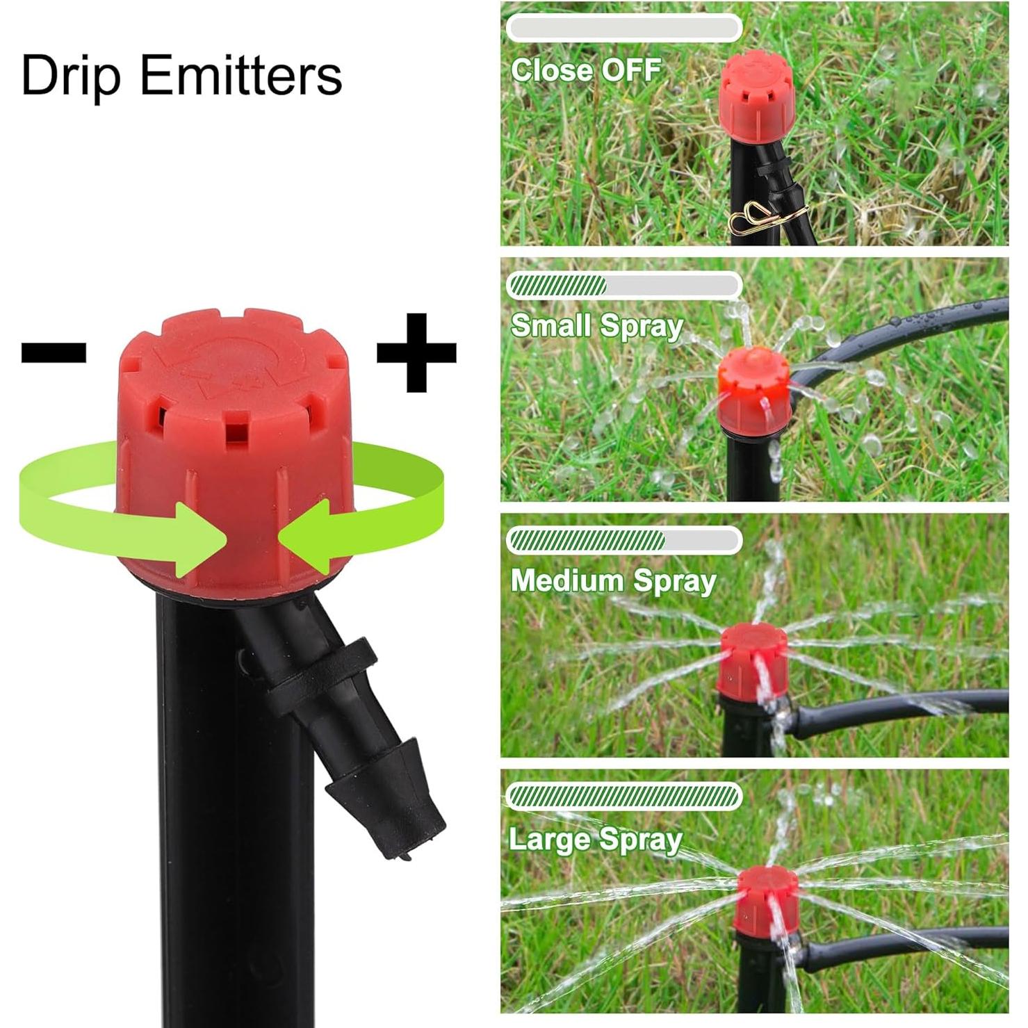 Kit de Riego por Goteo Automático Mornajina 33.5m 6mm