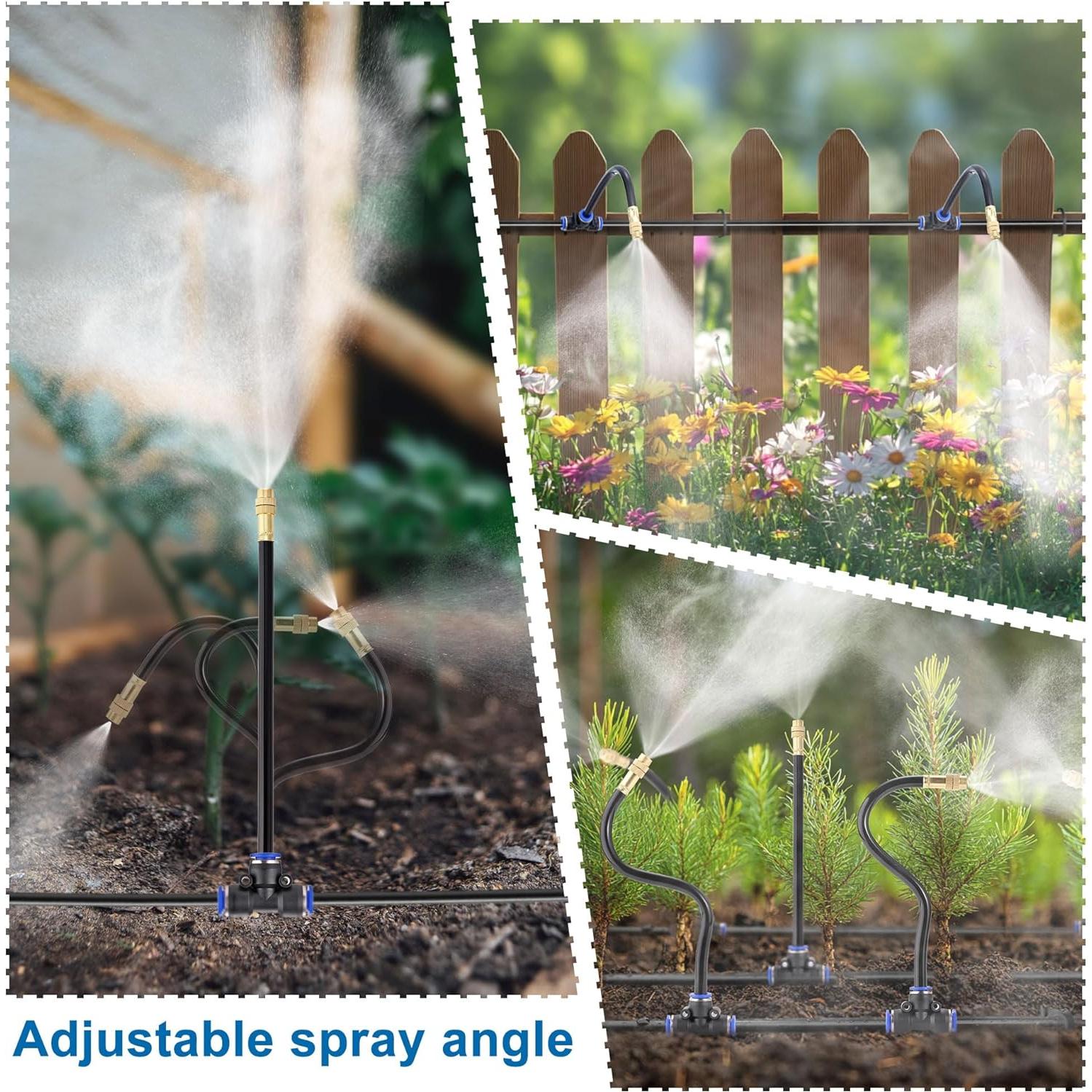 Kit de Riego por Goteo Automático Mornajina 15.24m con Boquillas