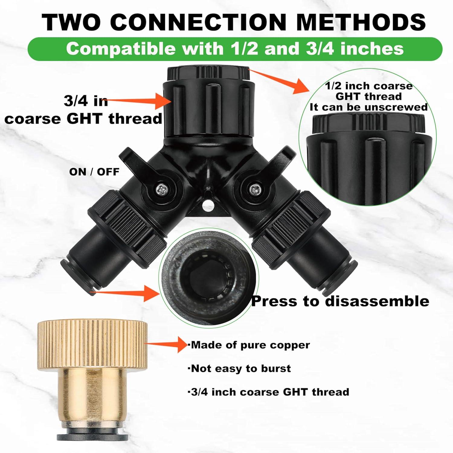 Sistema de Riego por Goteo MODYYLX 29.87m 25 Boquillas Ajustables
